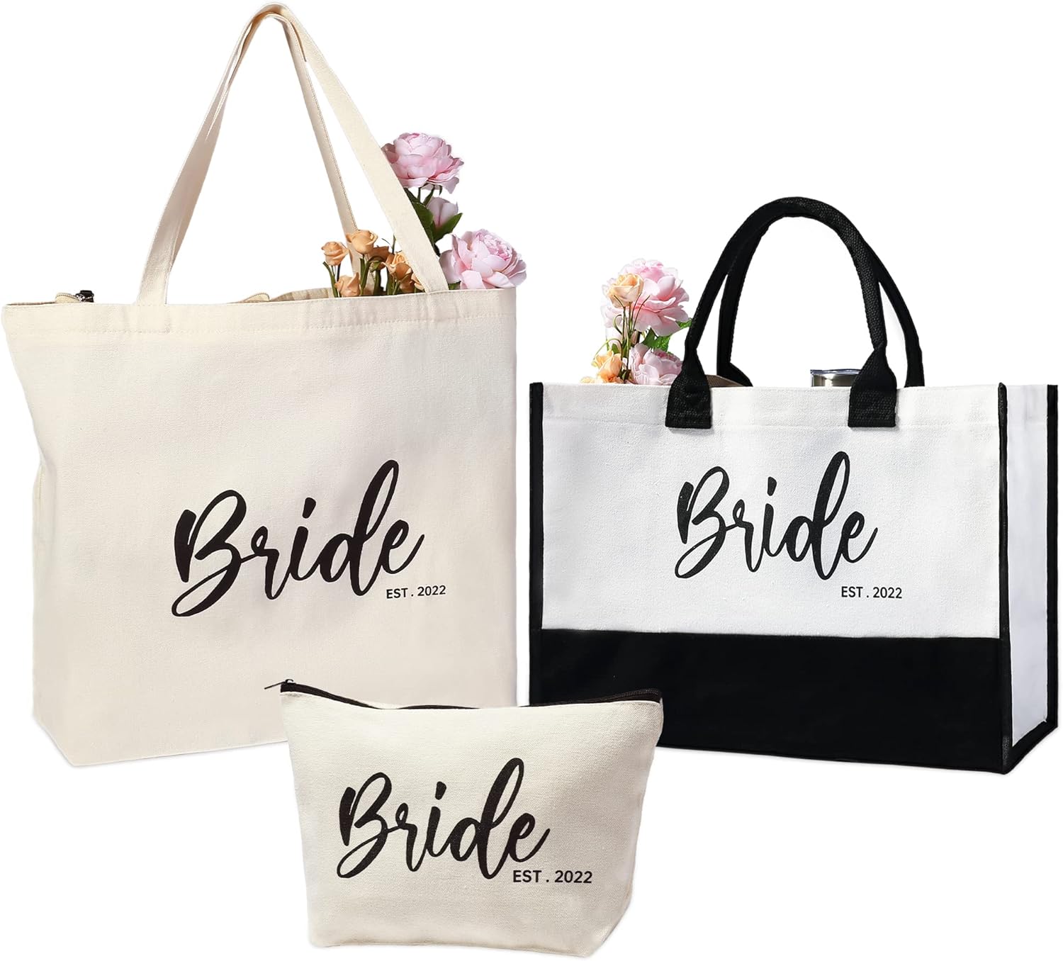 Teacher Appreciation Gifts for Women -2 psc Best Ever Teacher Tote Bags,Valentines Days Gifts Ideas for Teacher Mom