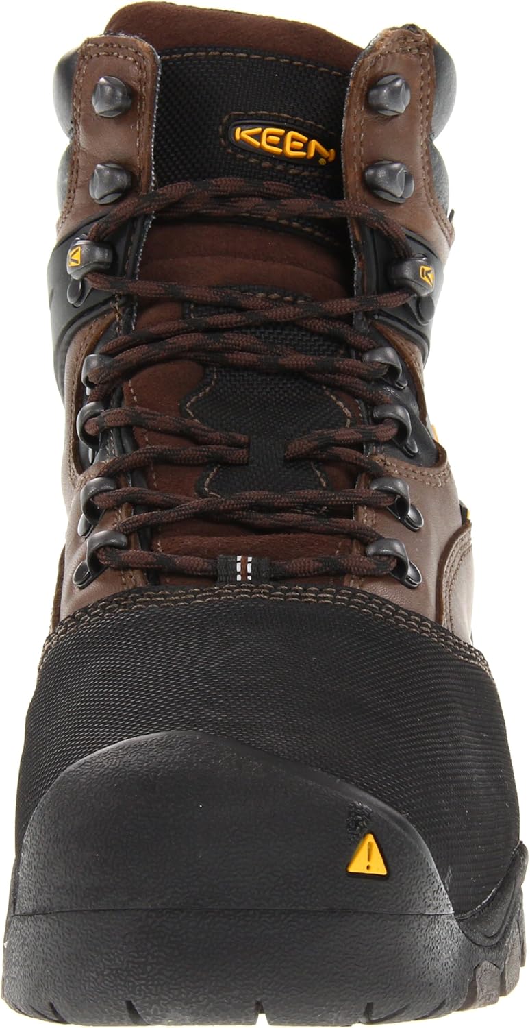 Keen Utility Louisville6 Int Met Cuero Impermeable Punta de Acero para Hombre