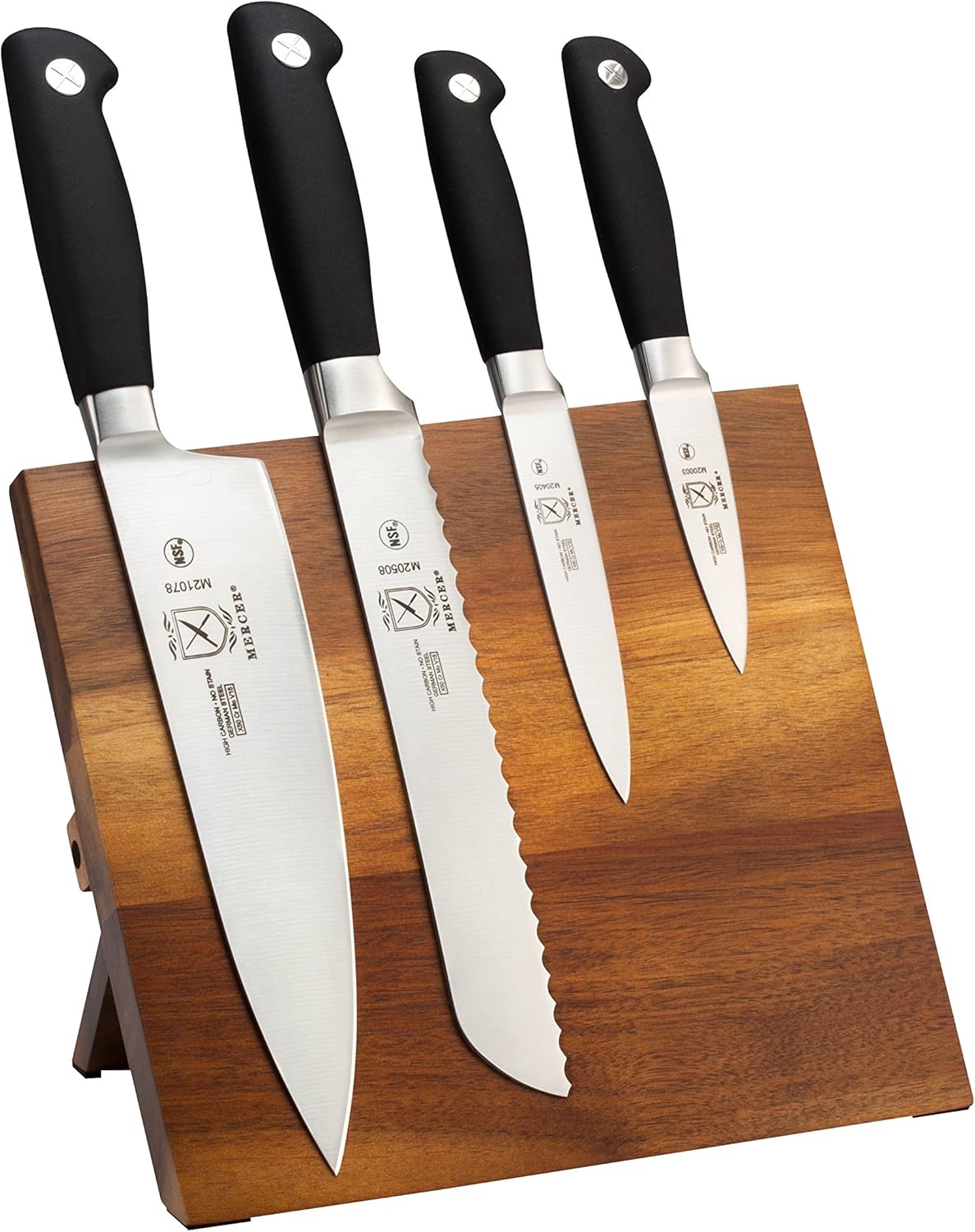 Mercer Culinary Genesis – Juego de 5 tableros magnéticos, Acacia