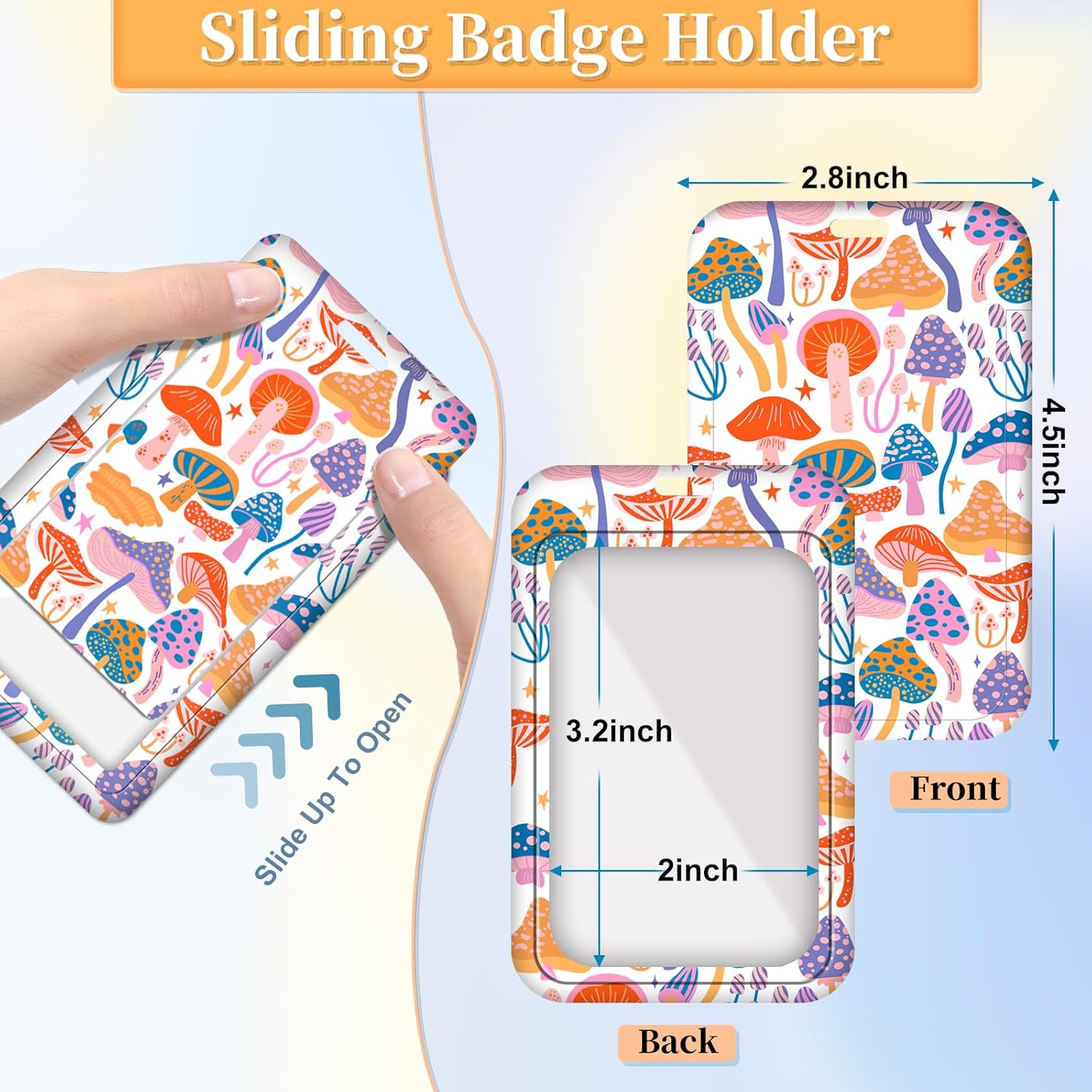 Cordón para profesor para tarjeta de identificación, hongos, hippie, estética, para hombres y mujeres, con cuentas, cordón para el cuello,