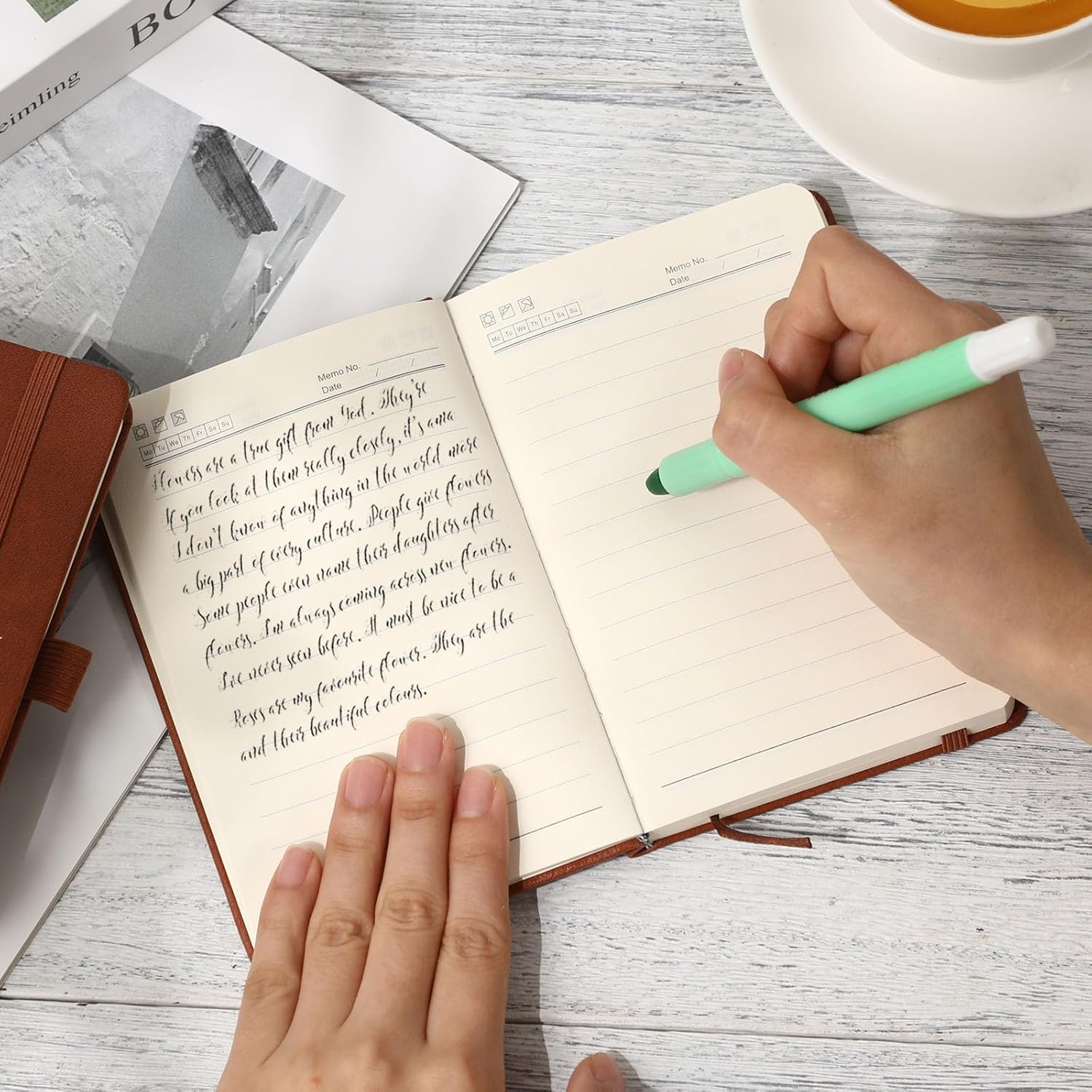 20 cuadernos de cuero de agradecimiento, regalos de agradecimiento, regalos de equipo para empleados, compañeros de trabajo, cuadernos inspiradores