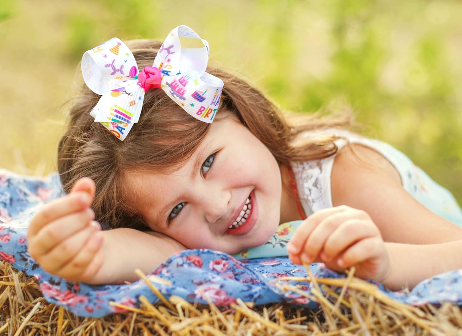 HAIRBOWS – Lazo de grogrén para niñas con nudo envolvente en el centro en una pinza para el cabello, para todas las edades y tipos de cabello, lazos