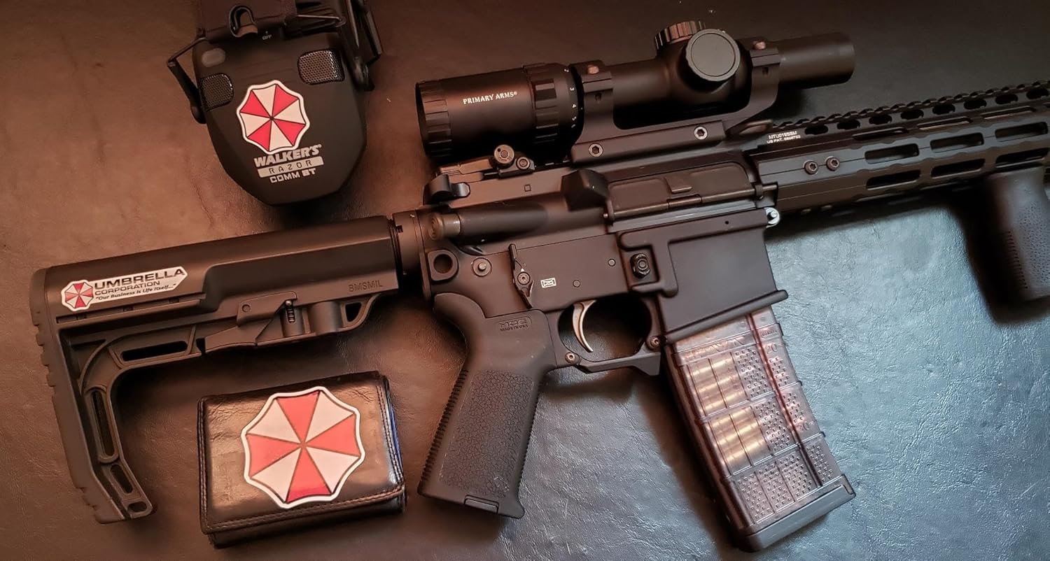 Juego de 13 calcomanías Umbrella Corporation Calcomanias Raccoon City Car Window Truck Bumper Bike