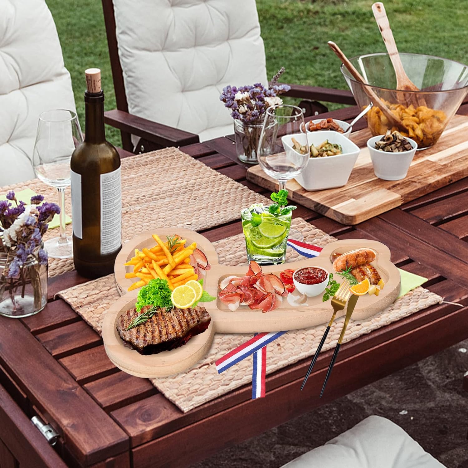 Divertida tabla de aperitivos de madera, tablas de embutidos únicas, tabla de quesos personalizada, regalos novedosos para inauguración de la casa,