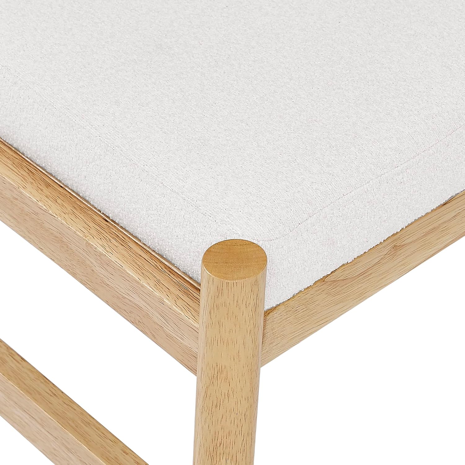 ECLYL Banco de entrada tapizado, banco de dormitorio para el extremo de la cama, banco de comedor con asiento acolchado para cocina, sala de estar,