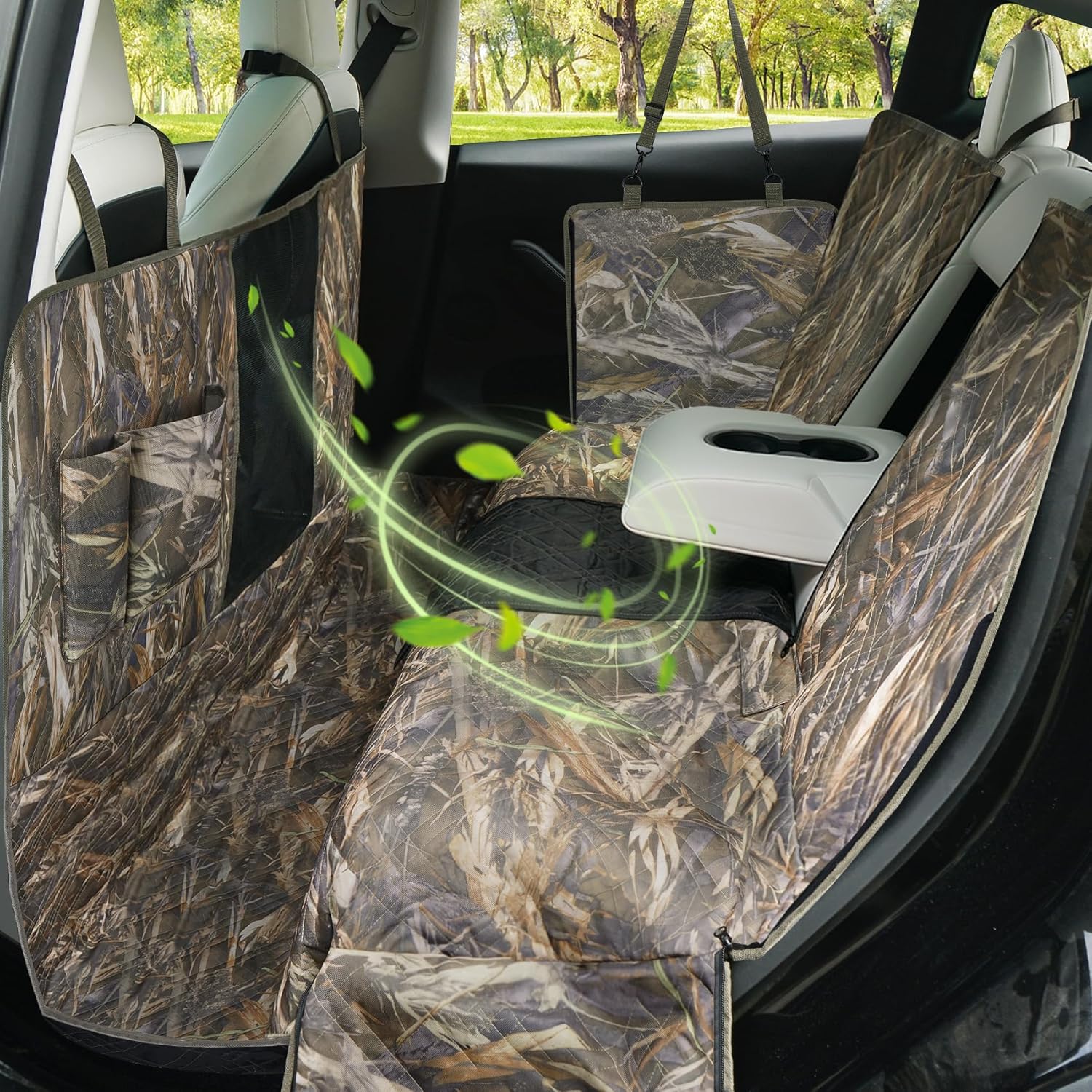 KIMHY Funda XXL para asiento trasero de automóvil para perro (63 pulgadas de ancho x 94 pulgadas de largo), funda de asiento de camión para perro