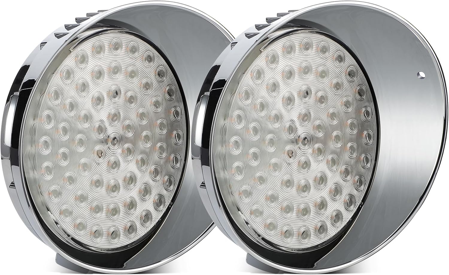 Partsam 1 par de luces de circulación diurna de repuesto para Freightliner Century 1996-2005, ámbar 61 LEDlente transparente