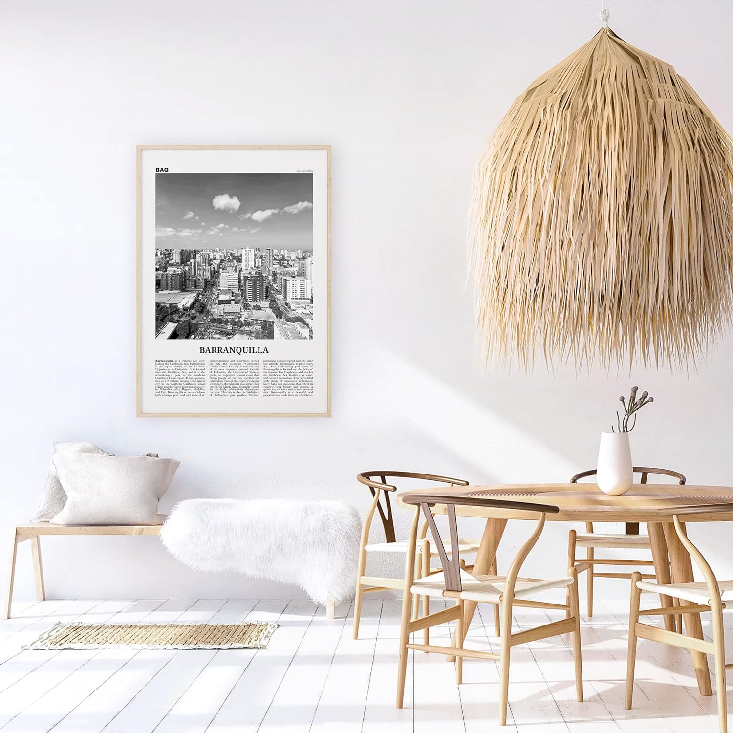 PosterBarranquilla Print Black And White, Barranquilla Wall Art, Barranquilla Poster, Barranquilla Photo, Colombia, Atlántico, South America