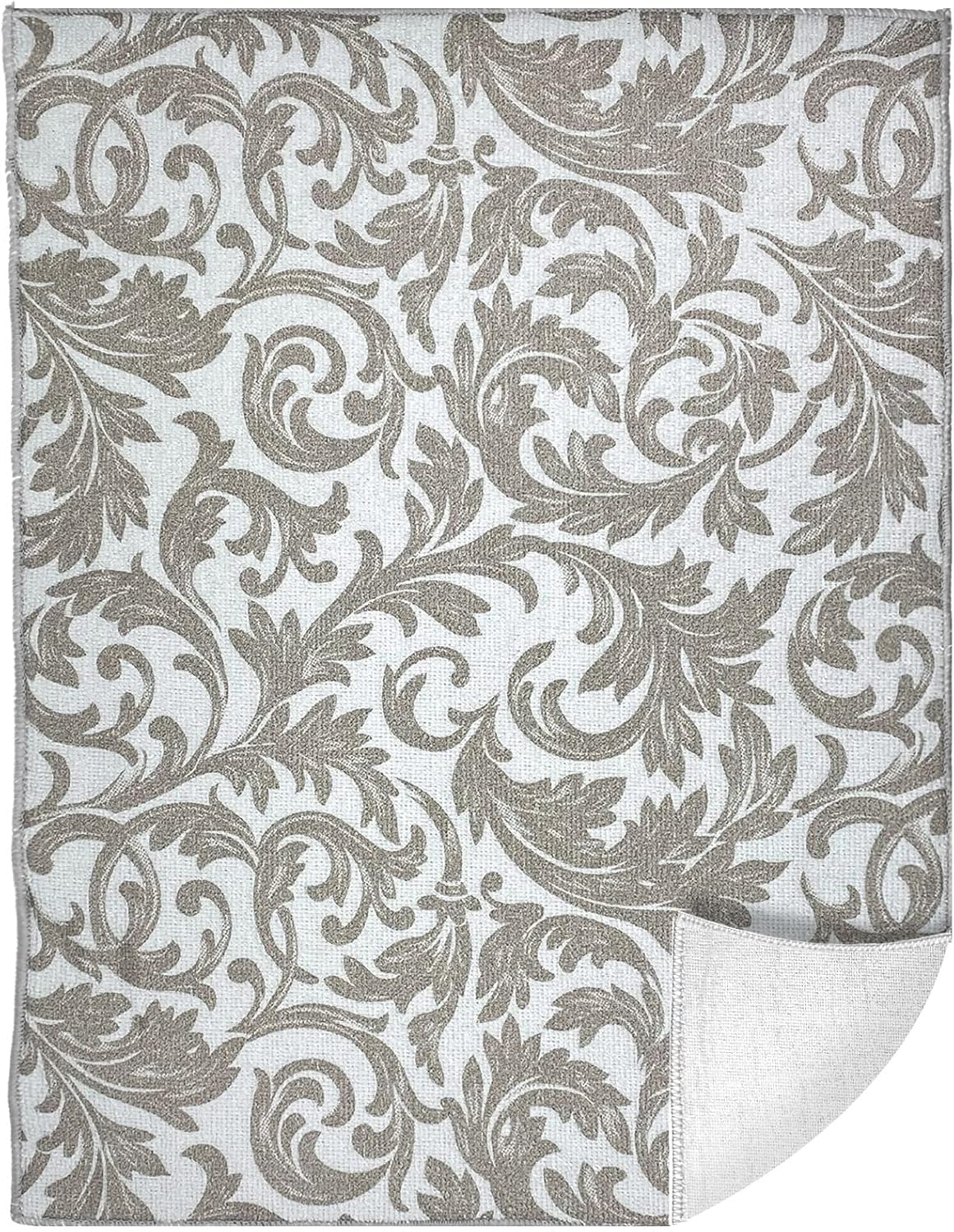 Tapete de secado de platos de tela absorbente, reversible, de microfibra, de secado rápido, tapete para encimera de cocina, tapete cuadrado