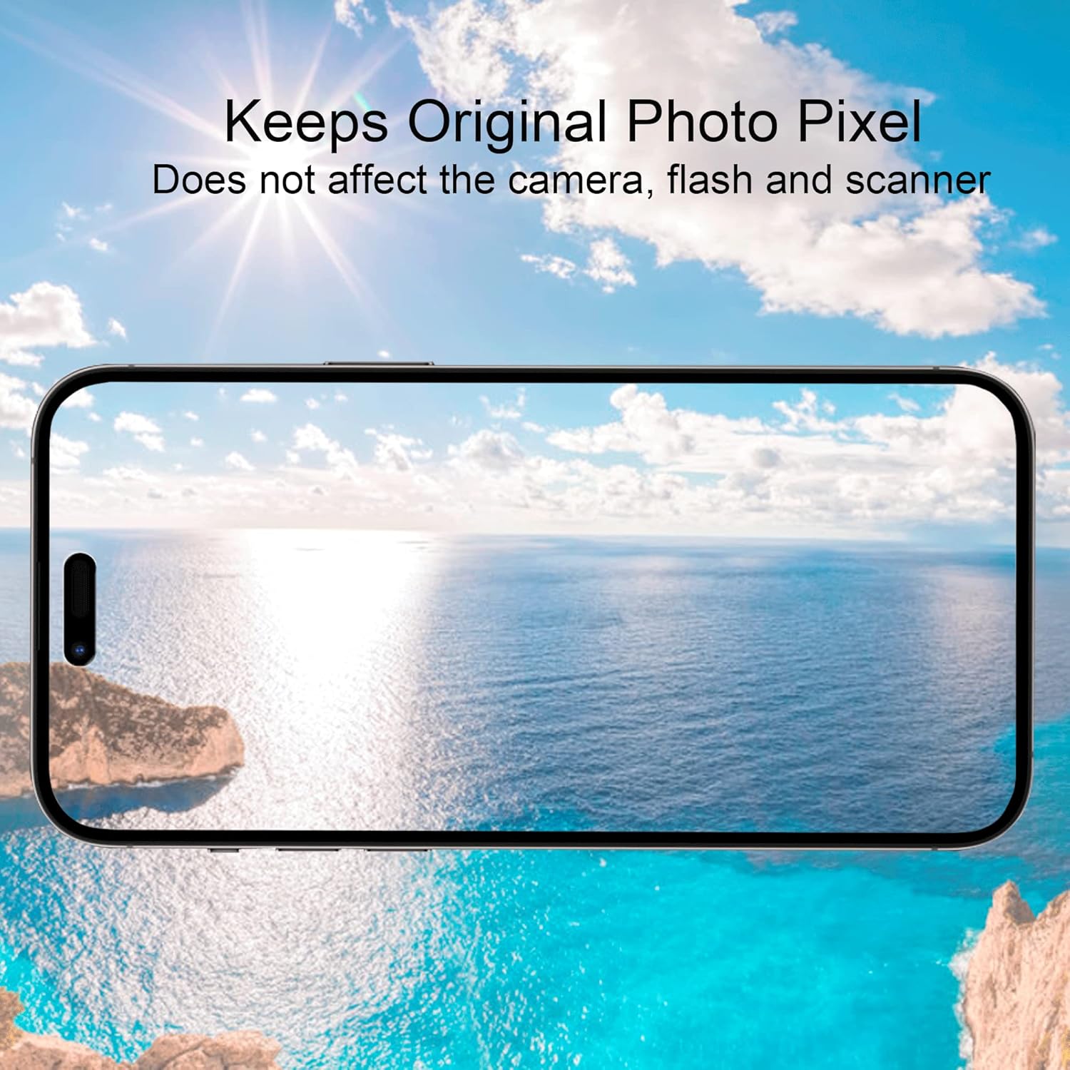 Paquete de 2 protectores de lente de cámara compatibles con iPhone 14 Pro Max transparente, cubierta de cámara 14 Pro  14 Pro Max, vidrio templado