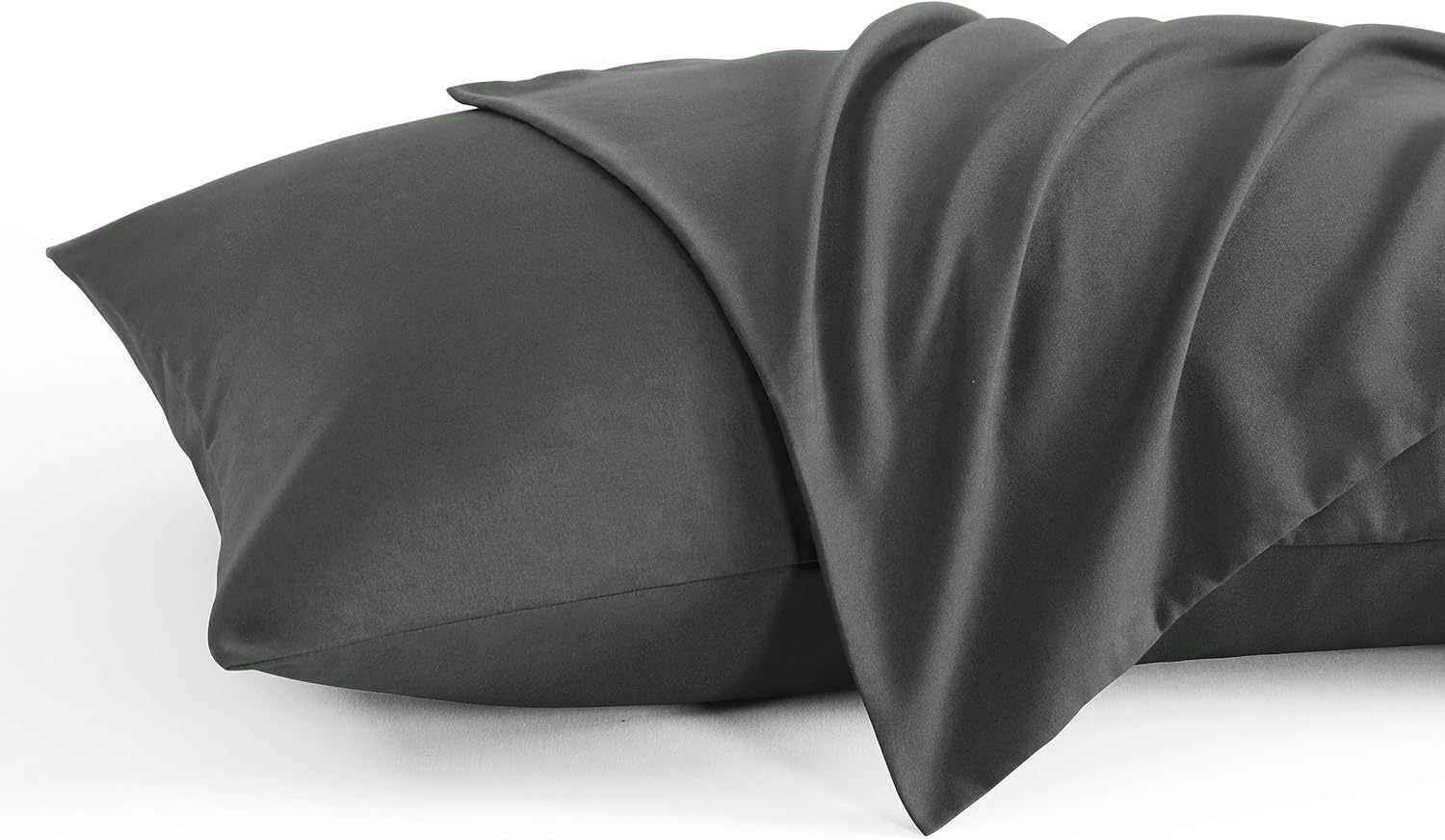 NTBAY Juego de 2 fundas de almohada estándar, paquete de 2 fundas de almohada de microfibra cepillada de 20 x 26 pulgadas, suaves, resistentes a las