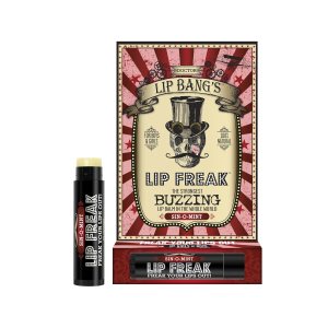 Doctor Lip Bang’s Bálsamo labial BUZZING  Lip Freak  100% natural  Libre de crueldad  Freak labial saborizado (Sin-O-Mint) Doctor Lip Bang’s Bálsamo labial BUZZING  Lip Freak  100% natural  Libre de crueldad  Freak labial saborizado (Sin-O-Mint)