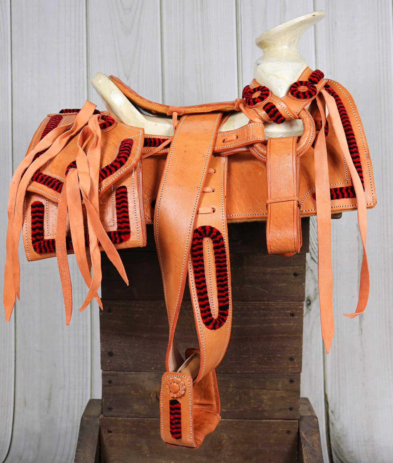 Sillín de Poni Mexicano de 11″ Montura Charra para Niño