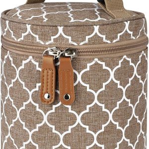 Accmor Bolsa enfriadora de leche materna, bolsas de asas aisladas para biberones, bolsa térmica con calentador de biberones, bolsa para biberones Accmor Bolsa enfriadora de leche materna, bolsas de asas aisladas para biberones, bolsa térmica con calentador de biberones, bolsa para biberones