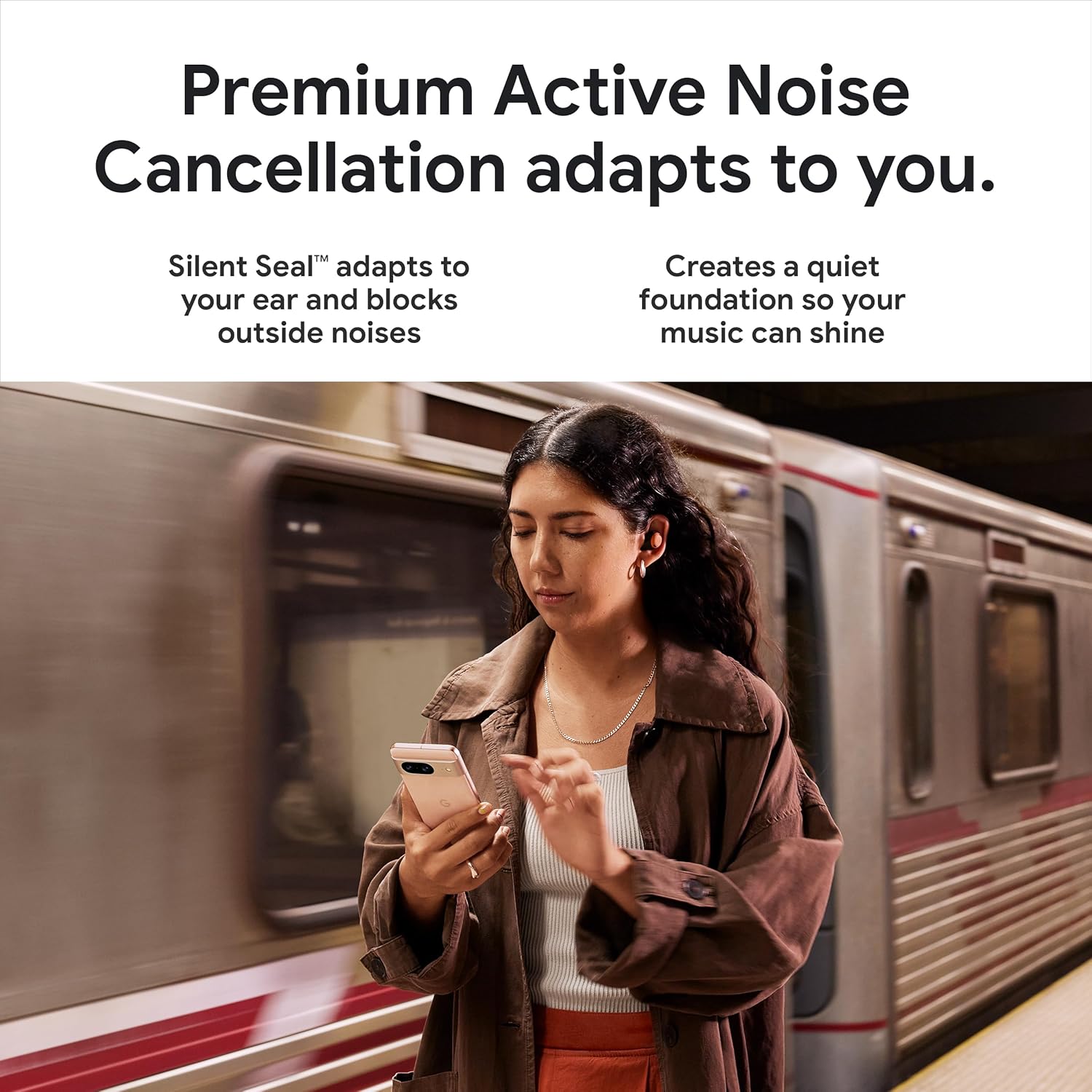 Google Pixel Buds Pro – Auriculares con cancelación de ruido – Batería de hasta 31 horas de duración con estuche de carga 2 – Auriculares Bluetooth