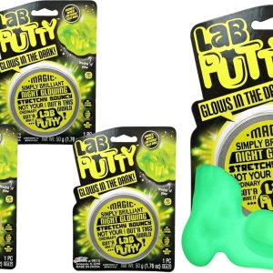 JA-RU Masilla de laboratorio mágica que brilla en la oscuridad con contenedor de lata (3 juguetes) Squishy Crazy Slime Party Favores para niños. JA-RU Masilla de laboratorio mágica que brilla en la oscuridad con contenedor de lata (3 juguetes) Squishy Crazy Slime Party Favores para niños.