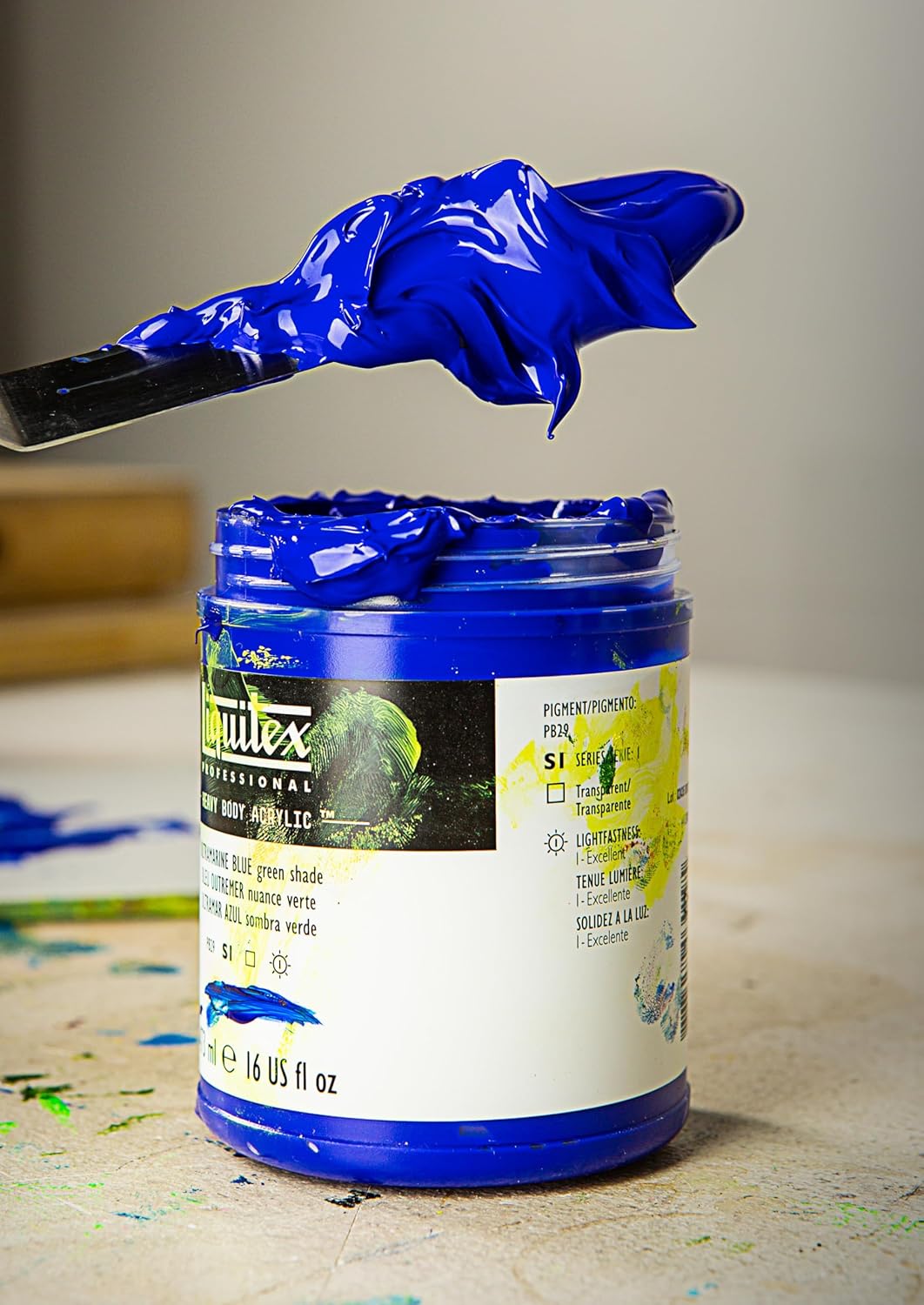 Juego de 4 acrílicos Liquitex profesionales de cuerpo de pesado