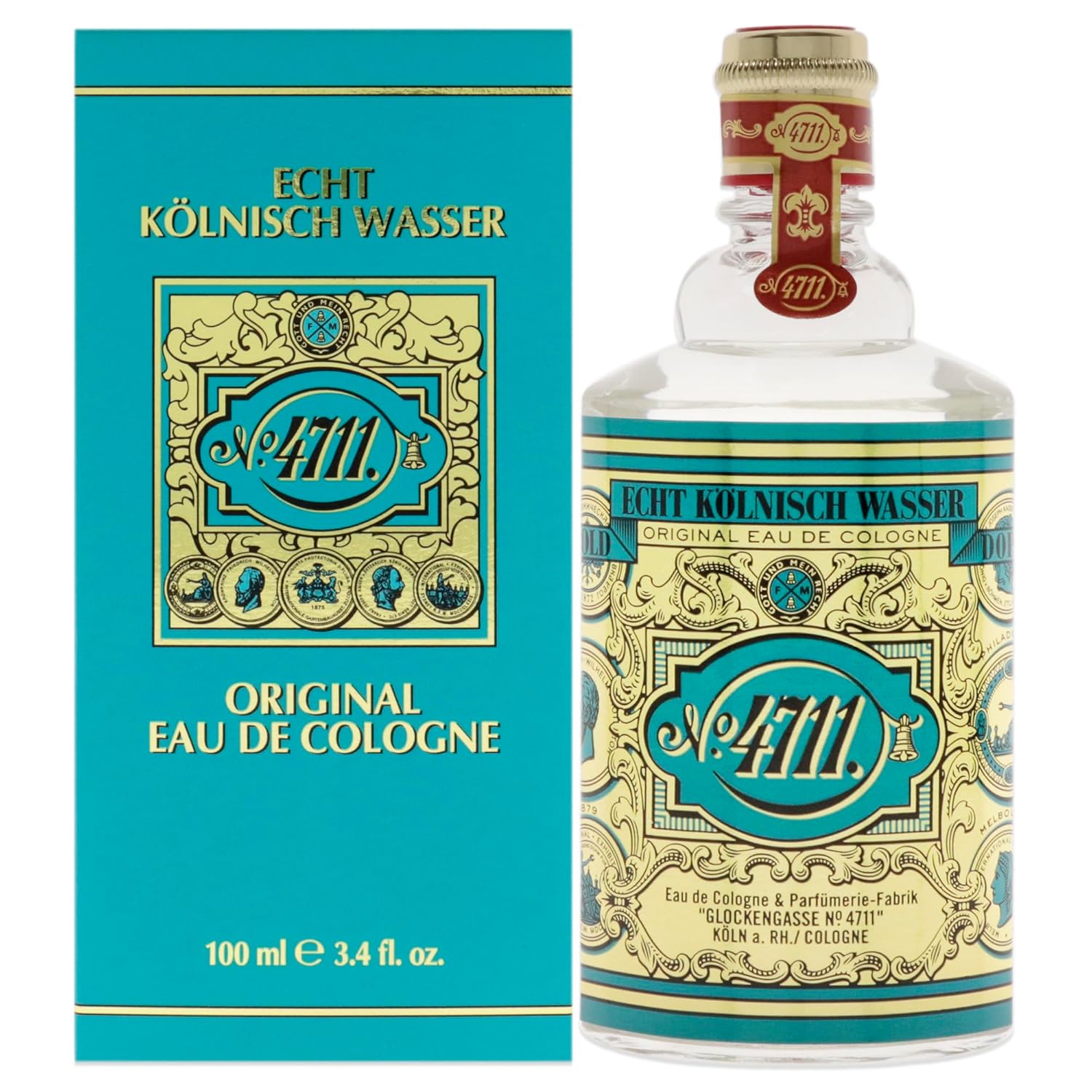 4711 Muelhens Edc para hombre 3.4 onzas  3.4 fl oz, 3.4 onzas líquidas