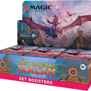 Magic The Gathering The Lost Caverns of Ixalan Set Boosters Box – Juego de 30 Booster Set + 1 Tarjeta de decoración de caja (361 cartas mágicas) Magic The Gathering The Lost Caverns of Ixalan Set Boosters Box – Juego de 30 Booster Set + 1 Tarjeta de decoración de caja (361 cartas mágicas)