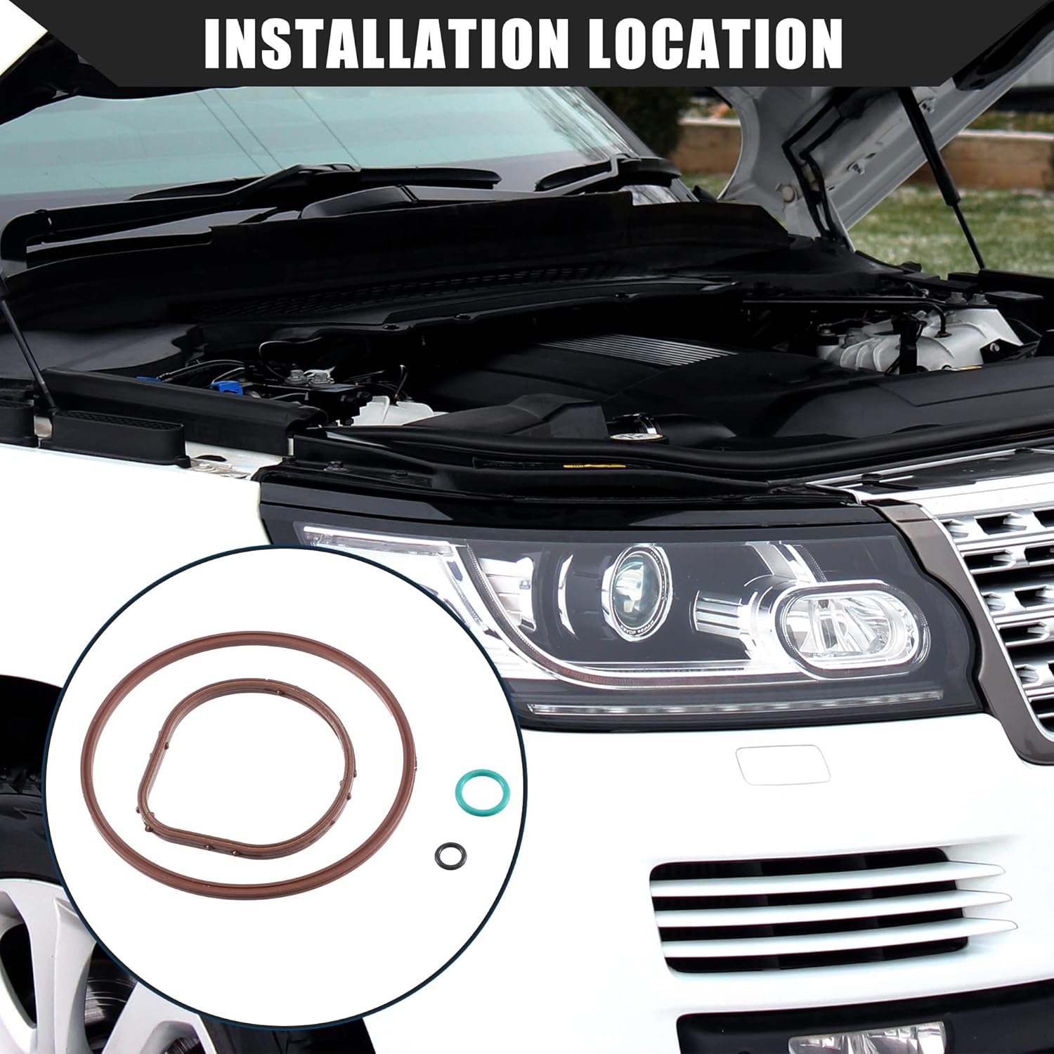 Kit de sellado de bomba de vacío de 5.0 L para Land Rover Discovery 2017-20203.0L juntas de bomba de vacío para Jaguar F-Pace 2017-2020