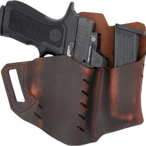 Versacarry Commander Pro – Funda de cuero, 4 tamaños para adaptarse a la mayoría de las pistolas, fuera de la cintura, sostiene cargador de Versacarry Commander Pro – Funda de cuero, 4 tamaños para adaptarse a la mayoría de las pistolas, fuera de la cintura, sostiene cargador de