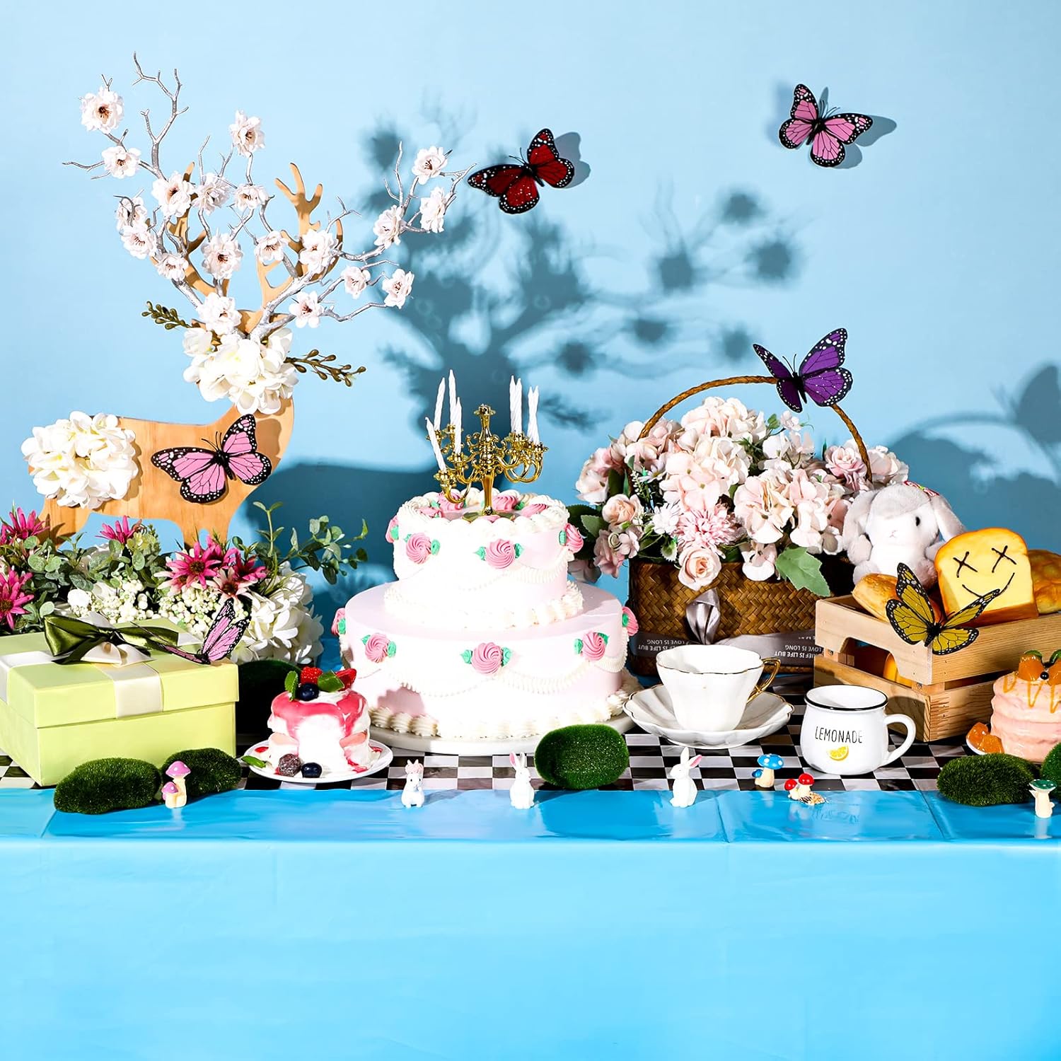 Irenare Suministros para fiesta de cumpleaños de automóvil, decoraciones de carreras, mantel de fiesta de los años 50, camino de mesa para niños,