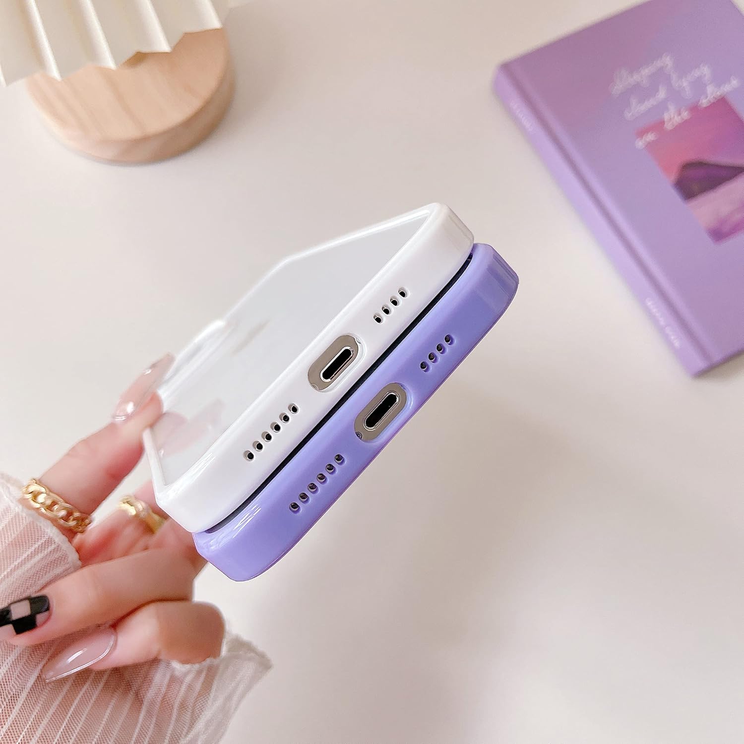 ZTOFERA Funda transparente para iPhone 15 Plus, funda protectora transparente para niñas bonitas, suave, ultra delgada, antiarañazos, para iPhone 15
