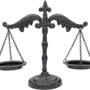 Owlgift Exhibición de joyas Libra de metal de estilo vintage, bandeja de báscula, organizador de cosméticos, almacenamiento de joyas, soporte único Owlgift Exhibición de joyas Libra de metal de estilo vintage, bandeja de báscula, organizador de cosméticos, almacenamiento de joyas, soporte único