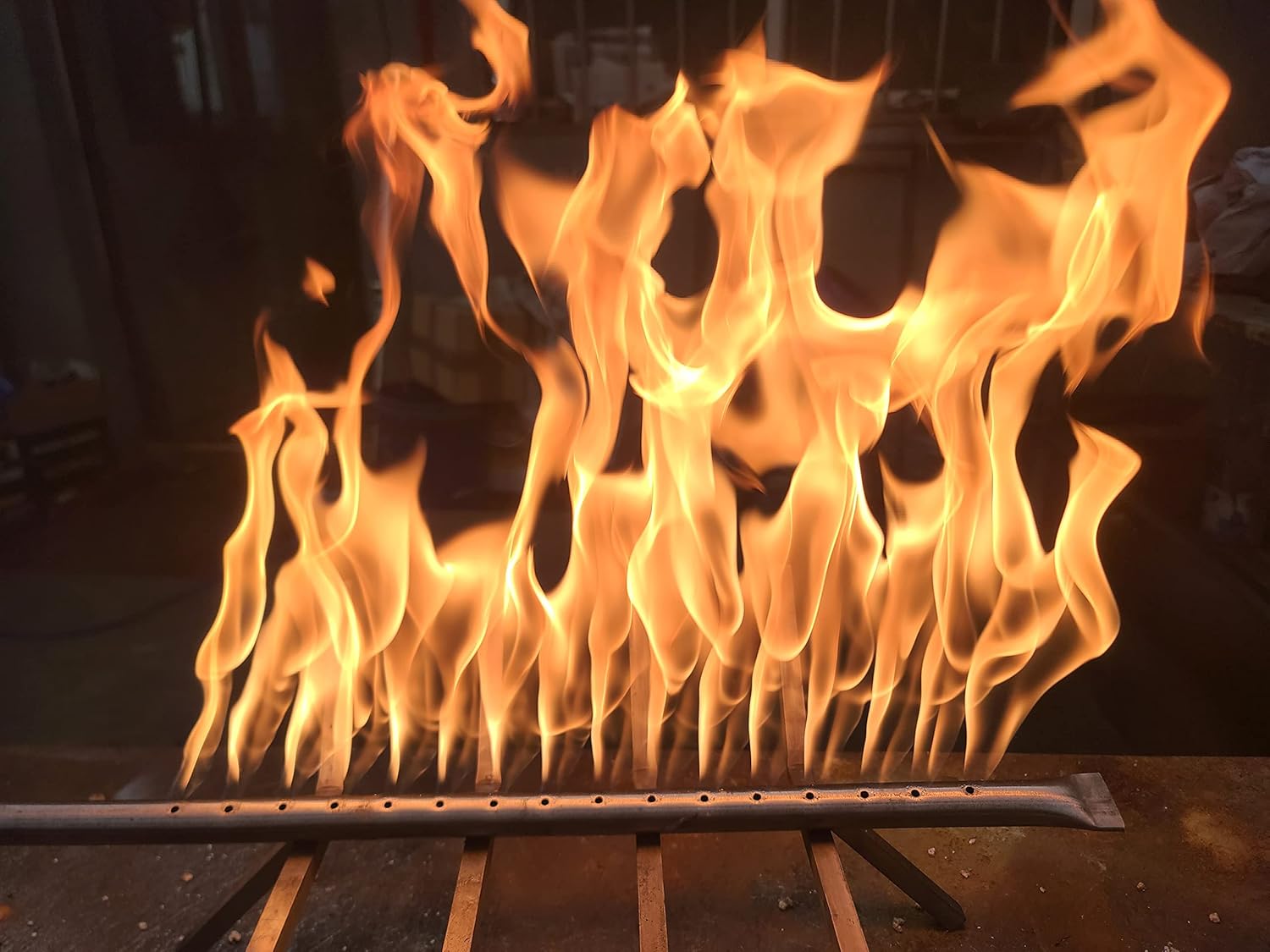 Encendedor de troncos de gas para chimeneas de leña de 17.5 pulgadas (NG) – Gas natural) (encendedor de troncos de gas)