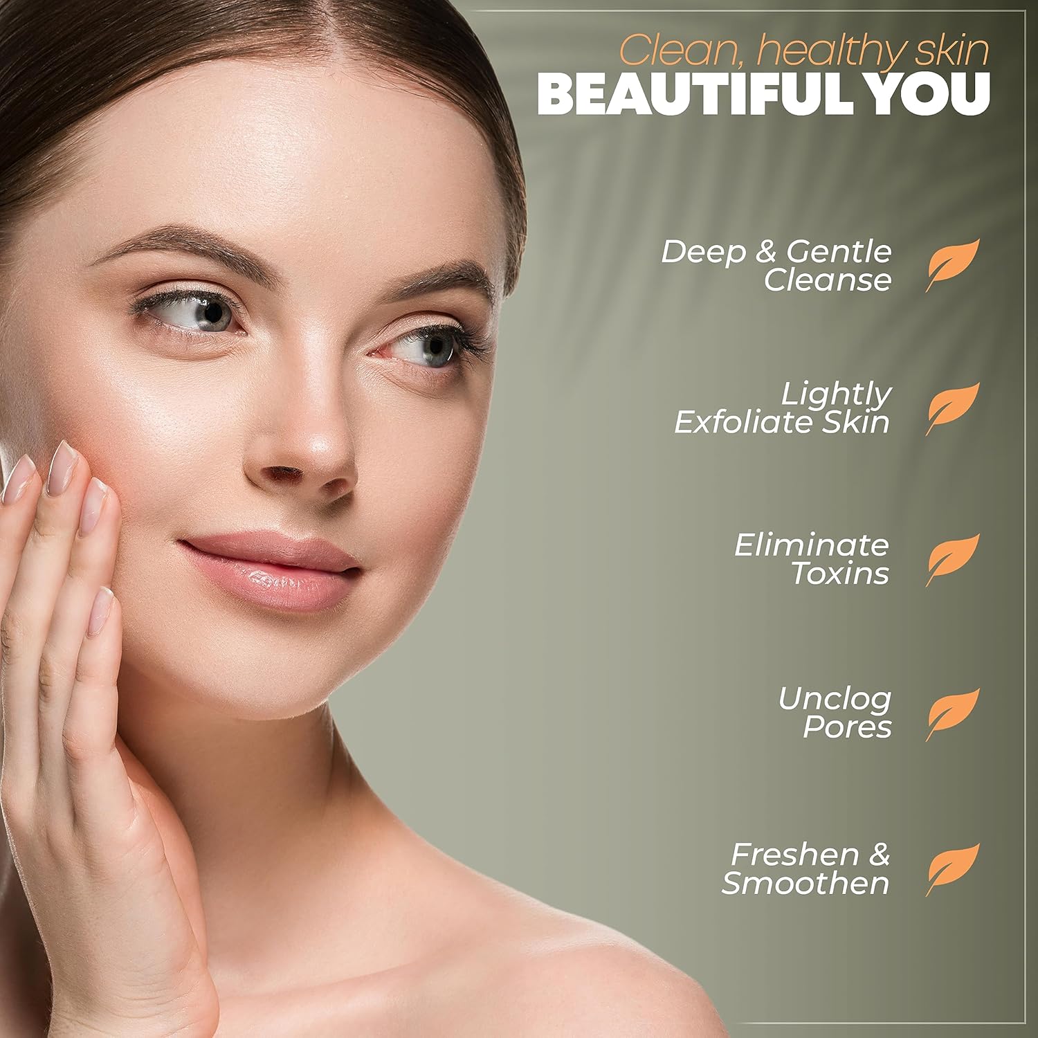 All Natural Exfoliating Face Wash para mujeres y hombres, paquete de 2 exfoliantes faciales de desintoxicación  exfoliante facial activado carbón