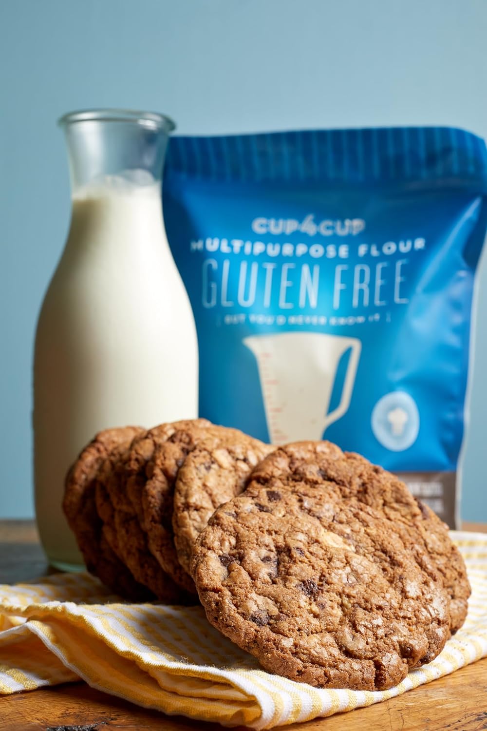 Cup4Cup Harina multiusos, 2 libras, harina certificada sin gluten, sustitución de harina multiusos 11, sin OMG, Kosher, fabricada en los Estados