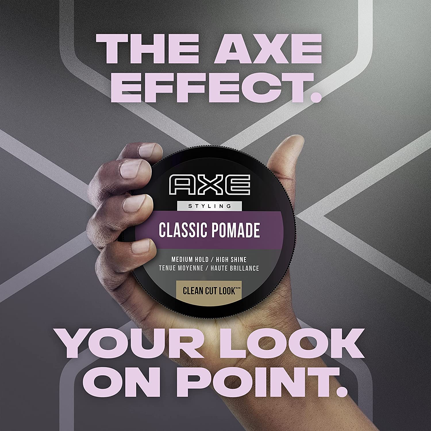 AXE Signature Clean Cut Look Classic Pomada, 2.64 onzas (paquete de 2)
