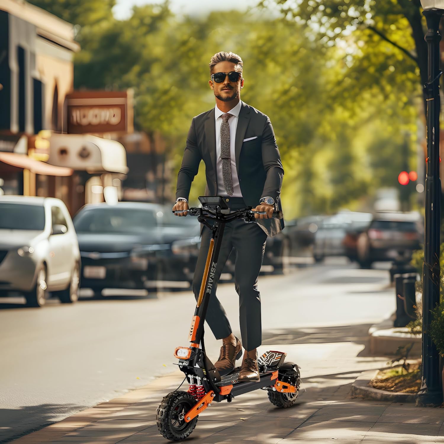 Scooter eléctrico todoterreno para adultos, motor Yenghome de 2800 W5600 W hasta 33 Mph50 Mph, neumáticos de vacío de 11 pulgadas, 60 V, 15 Ah28 Ah,
