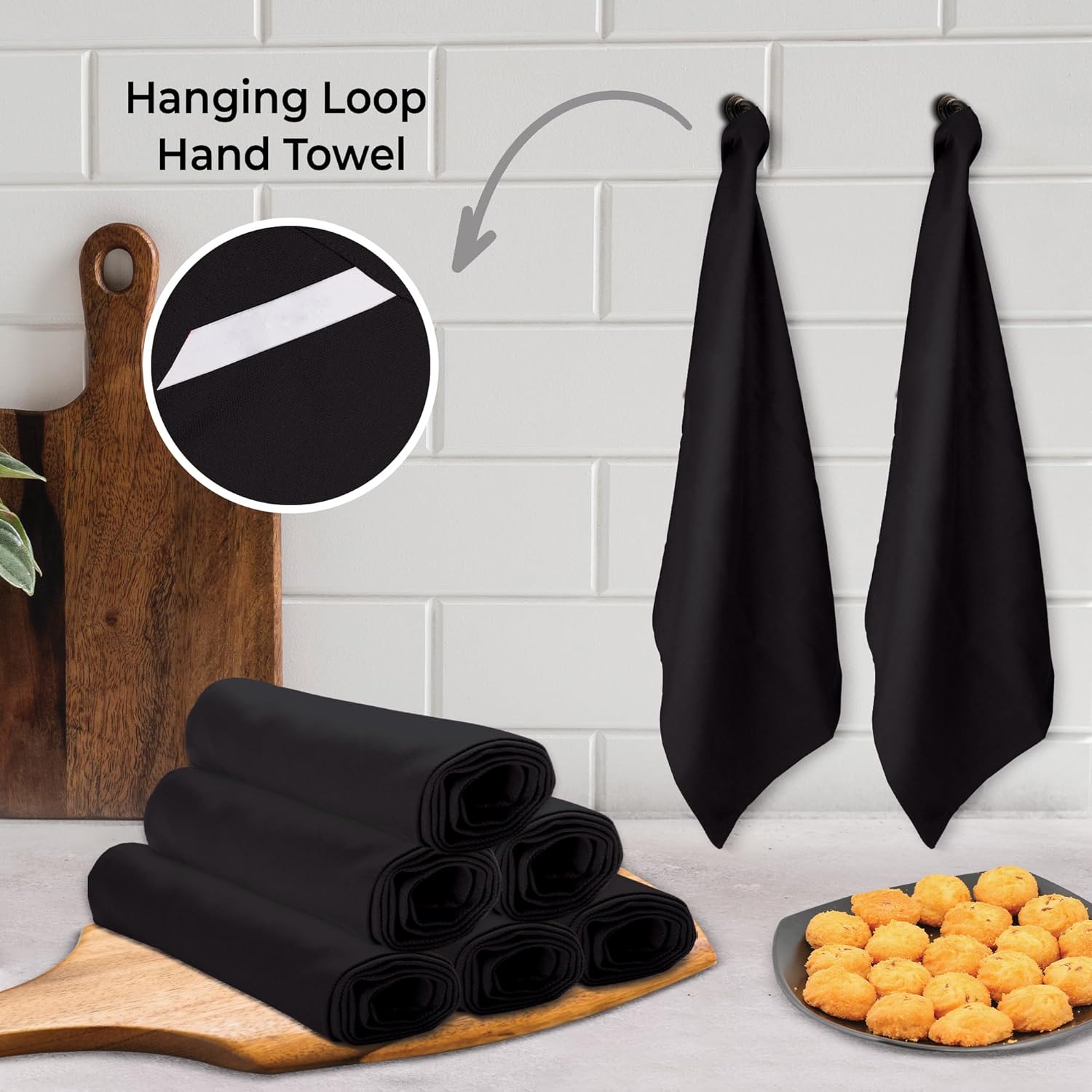 Toallas de cocina, Negro