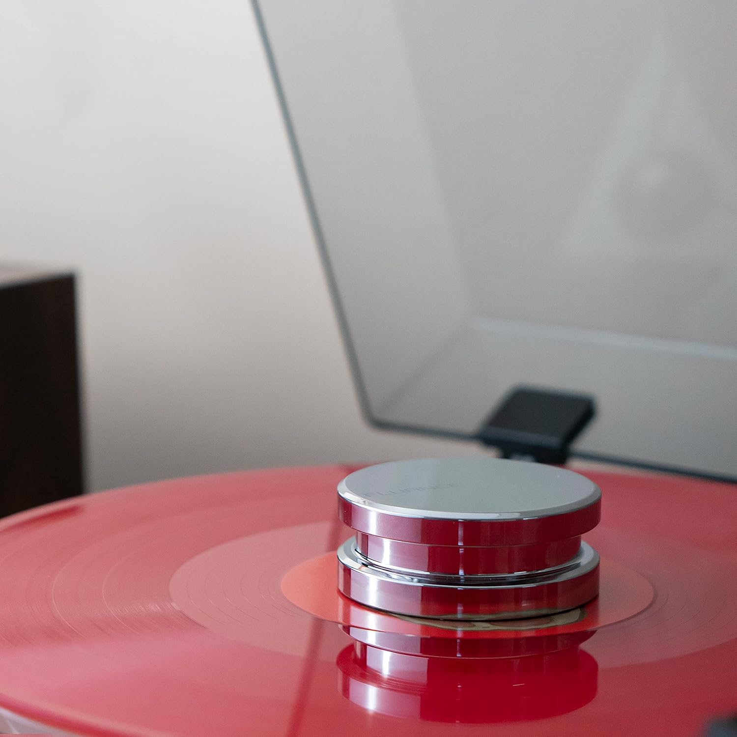 Fluance RT85 – Tocadiscos de vinilo de alta fidelidad de referencia con cartucho azul Ortofon 2M, bandeja acrílica, peso de récord, lápiz óptico 3