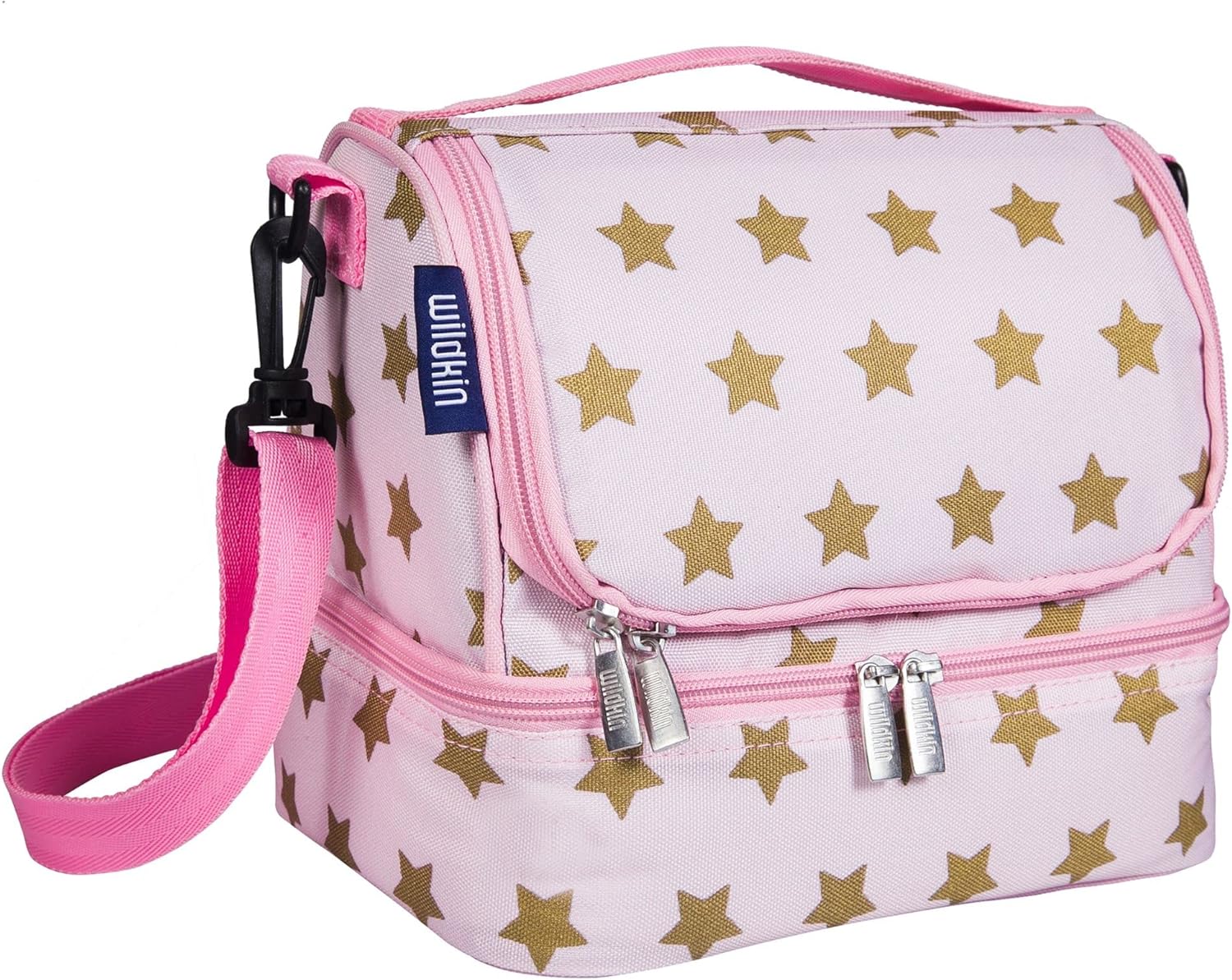 Wildkin Two Compartment Insulated Lunch Bag for Boys & Girls, Perfect Solution for Packing Hot or Cold Snacks for Kids’ School and Travel, Ideal for