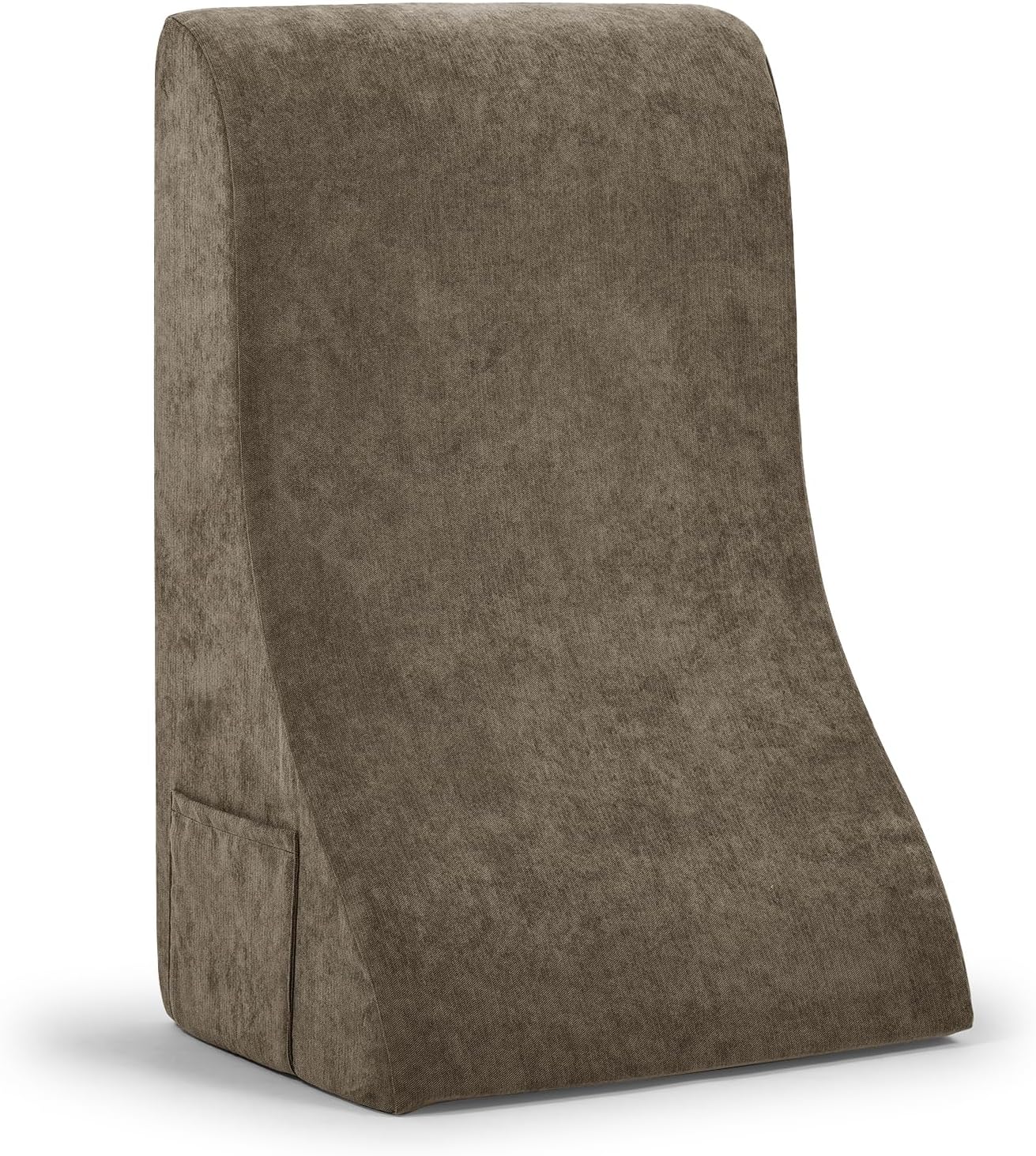baibu Almohada de cuña de cama de 25 x 20 pulgadas para aliviar el dolor de espalda, piernas y rodilla, soporte de espalda para sentarse en la