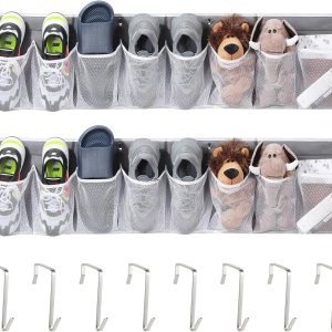 Almacenamiento de zapatos para casa rodante para mesita de noche, 16 bolsillos extra grandes, para colgar en la pared, organizador de bolsillo para Almacenamiento de zapatos para casa rodante para mesita de noche, 16 bolsillos extra grandes, para colgar en la pared, organizador de bolsillo para