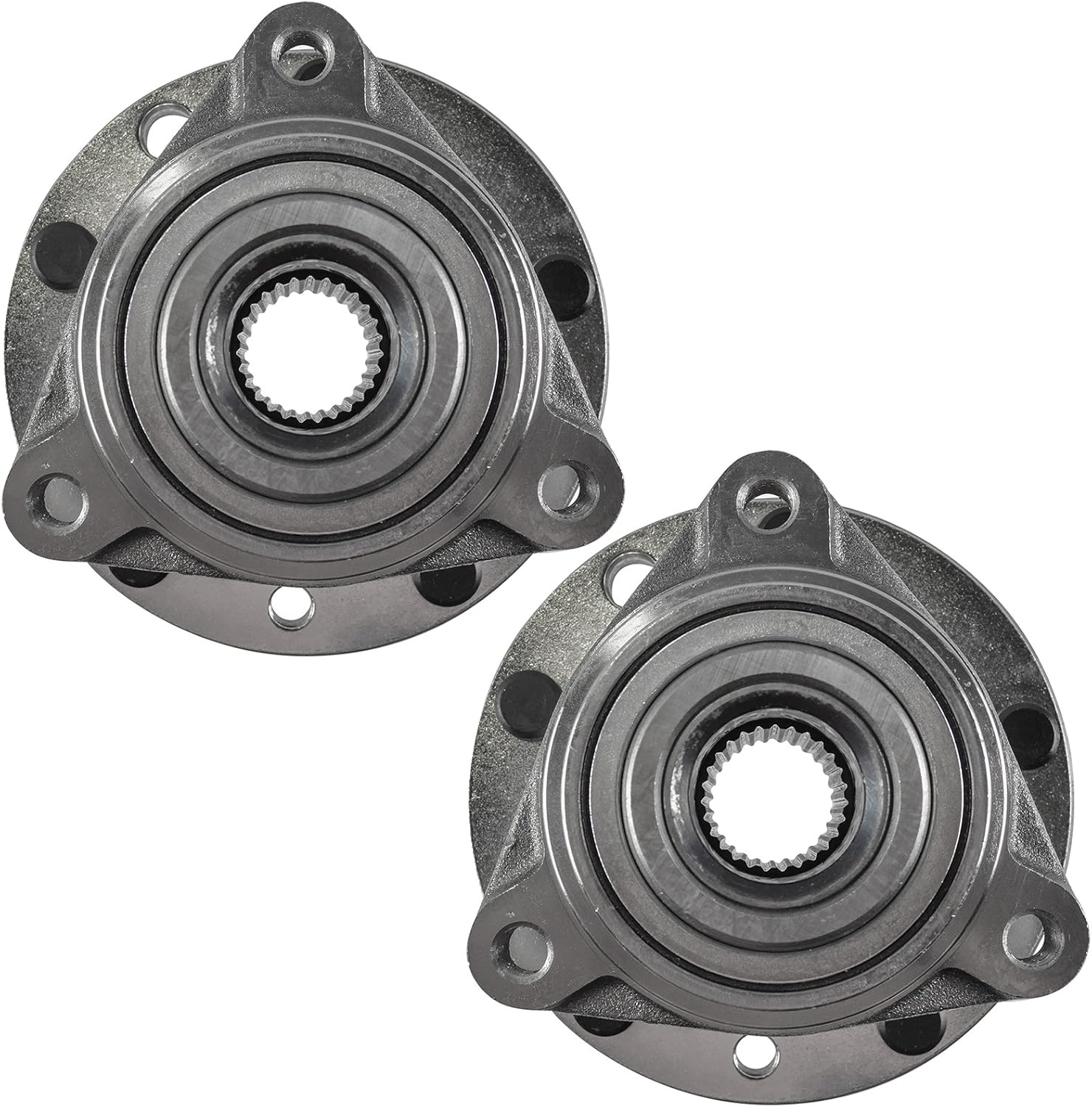 TRQ Juego de 2 bujes y rodamientos de rueda delantera para Chevy GMC Olds 4WD 4×4