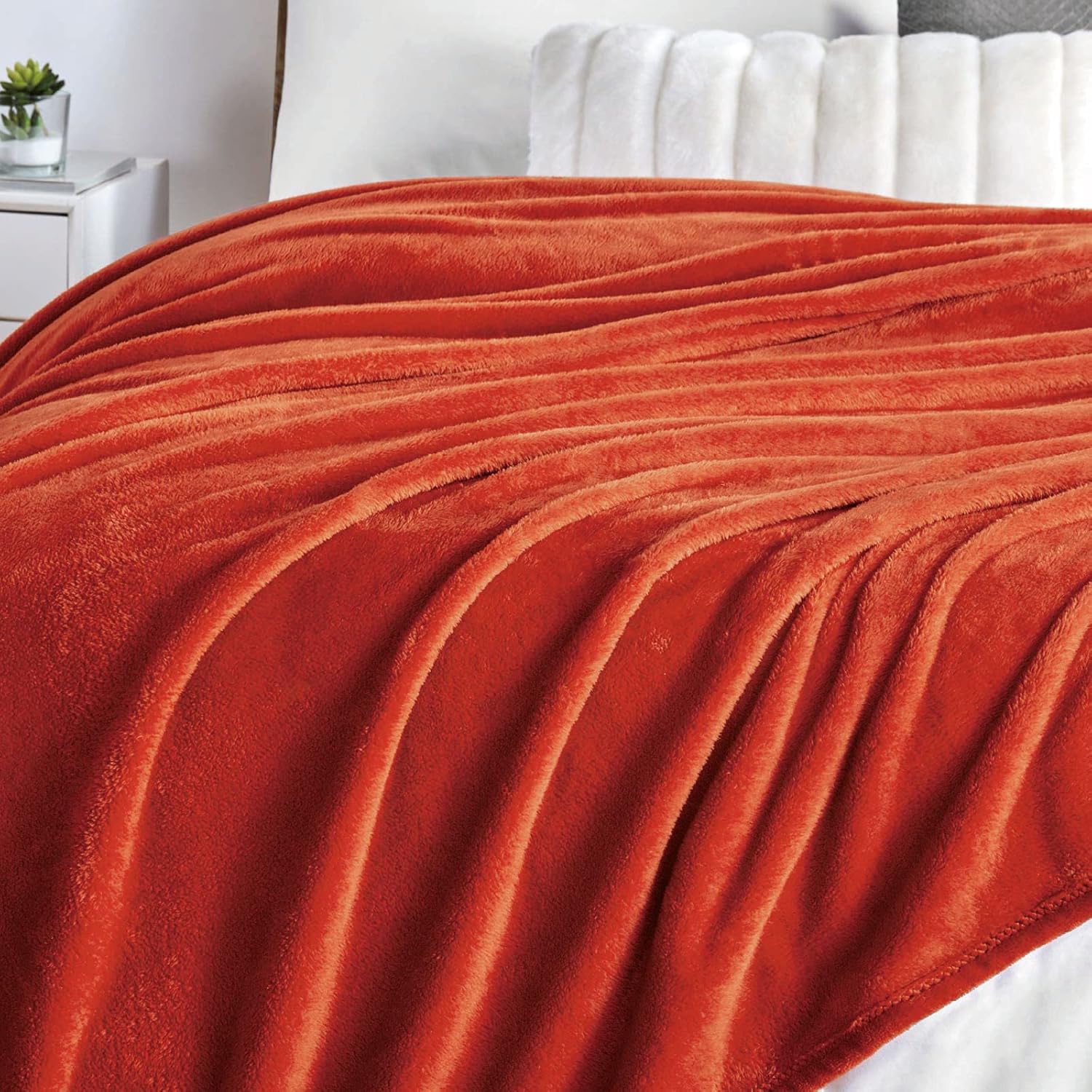 Manta de forro Walensee de felpa, ligera, de microfibra súper suave, para sofá, cama, ultralujosa, cálida y acogedora para todas las estaciones