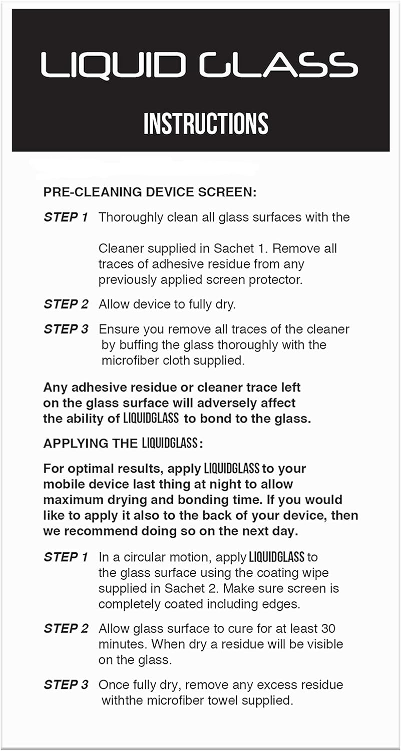 Luvvitt Protector de pantalla de vidrio líquido con protección de pantalla de $250 – Revestimiento resistente a los arañazos para todos los