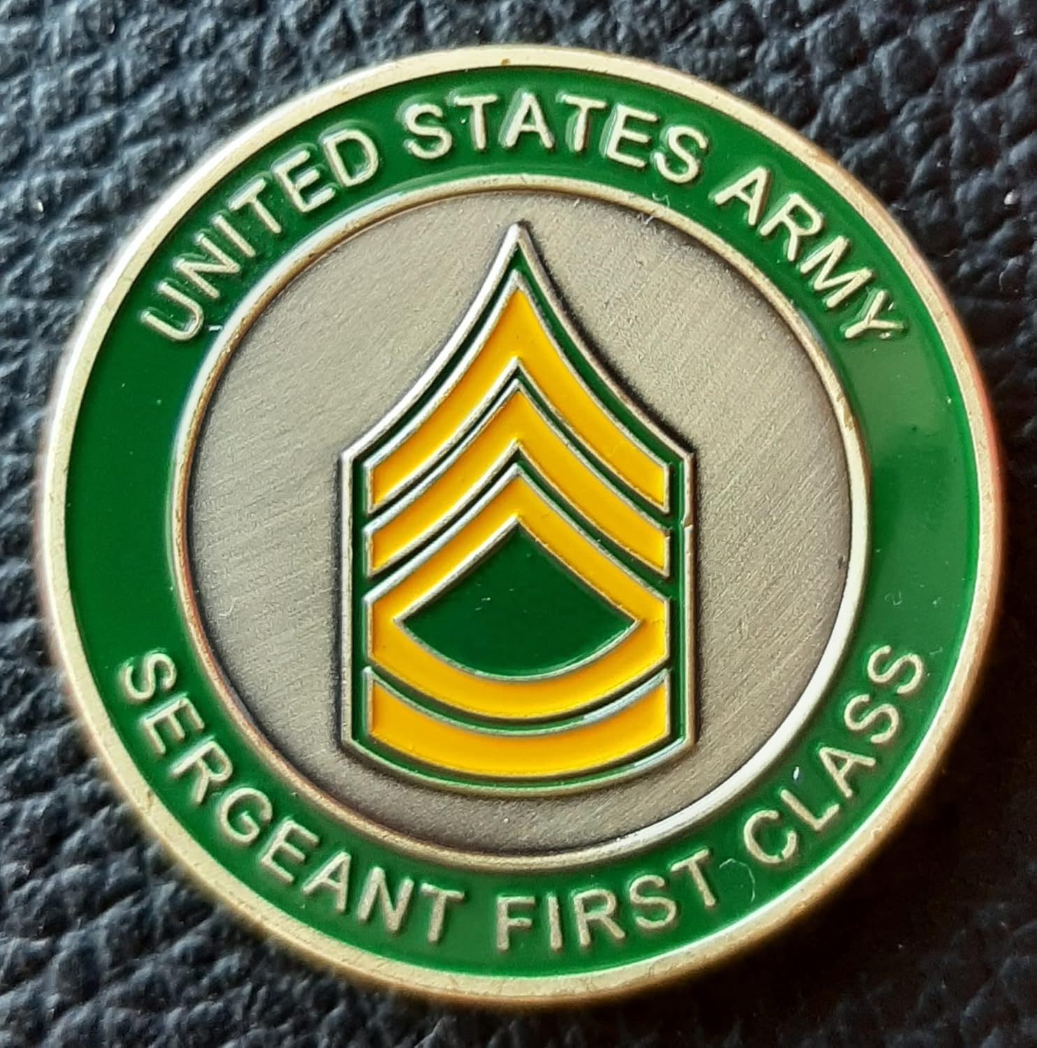 Moneda de desafío-US Army Rango Sargento Primera Clase E7 SFC (Grabado disponible)
