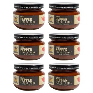 Louisiana Pepper Exchange Salsa de puré de pimiento fantasma, condimento picante de chile súper picante, a base de plantas, sin gluten, reemplaza el Louisiana Pepper Exchange Salsa de puré de pimiento fantasma, condimento picante de chile súper picante, a base de plantas, sin gluten, reemplaza el