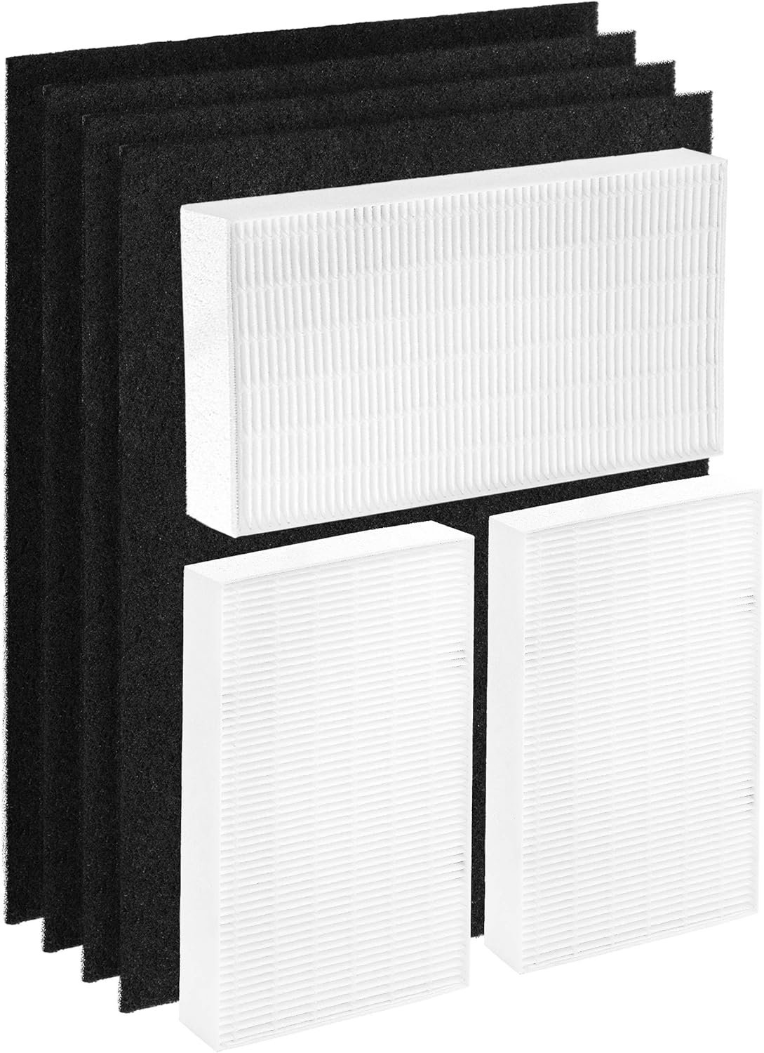 HPA300 – Filtros de repuesto HEPA de alta calidad compatibles con purificador de aire Honeywell, 3 filtros HEPA más 4 prefiltros de carbón activado