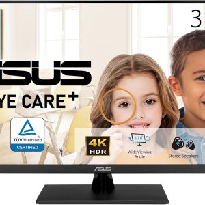 ASUS Monitor de cuidado ocular 4K HDR de 31.5 pulgadas (VP327Q) – UHD (3840 x 2160), 99% sRGB, HDR-10, sincronización adaptativa, altavoces, ASUS Monitor de cuidado ocular 4K HDR de 31.5 pulgadas (VP327Q) – UHD (3840 x 2160), 99% sRGB, HDR-10, sincronización adaptativa, altavoces,