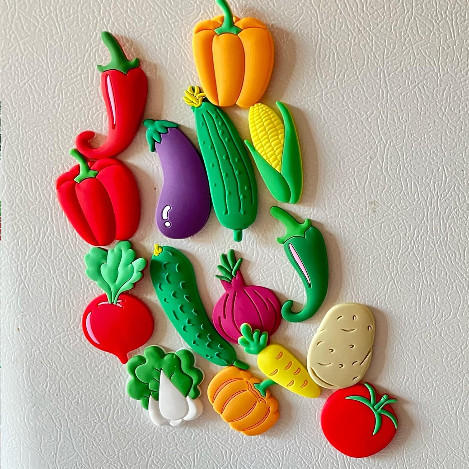Imanes de frutas para nevera, imanes para refrigerador, pizarra blanca de frutas, calcomanías magnéticas para decoración del hogar, 24 piezas