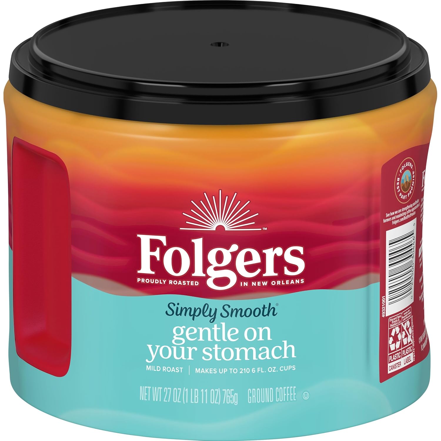 Folgers Classic Roast – Cristales de café instantáneo, 12 onzas (paquete de 1)