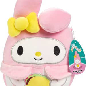Squishmallows Peluche de la serie My Melody with Taco Food Truck de 8 pulgadas, Kellytoy oficial, juguete coleccionable suave y esponjoso de Hello Squishmallows Peluche de la serie My Melody with Taco Food Truck de 8 pulgadas, Kellytoy oficial, juguete coleccionable suave y esponjoso de Hello