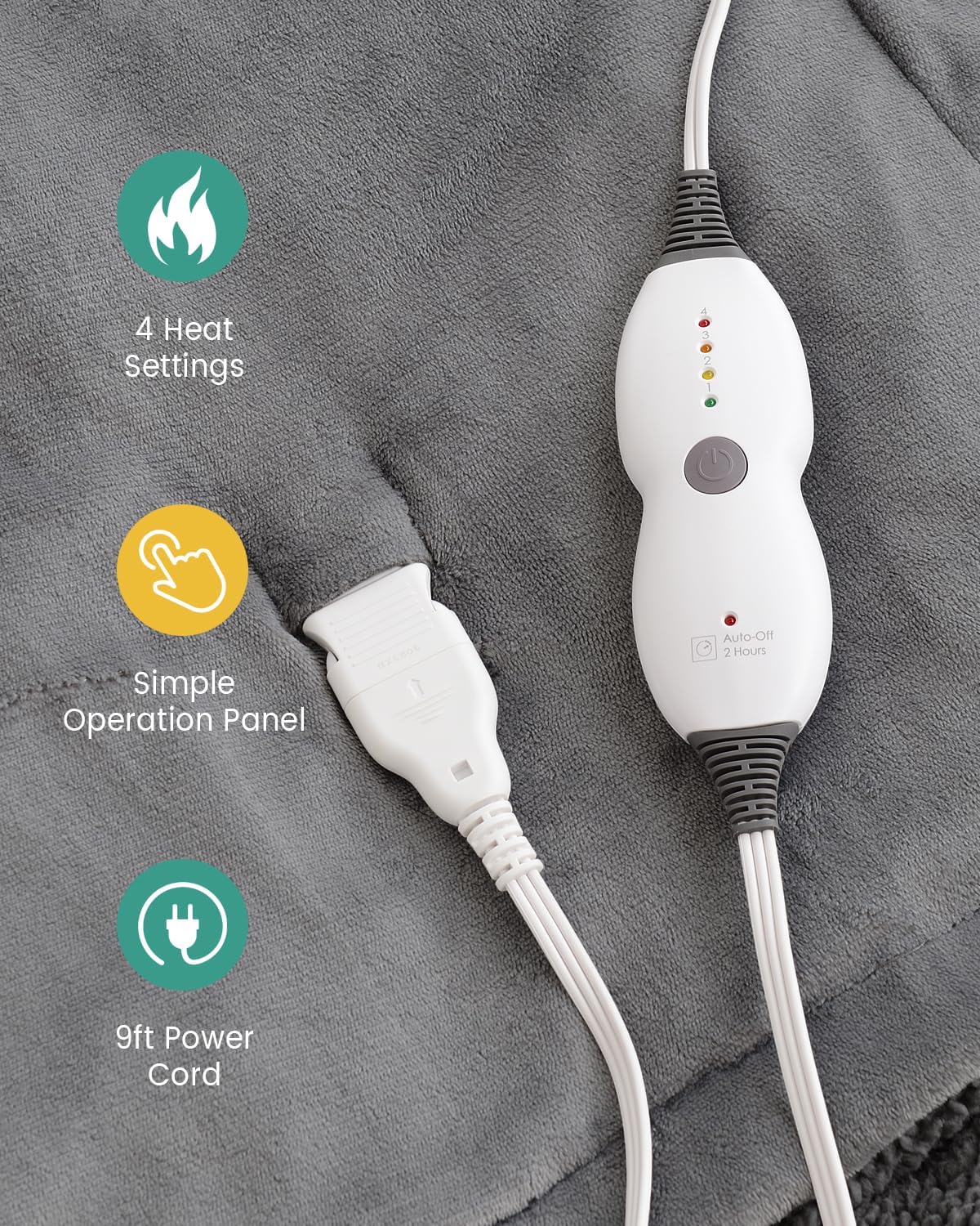 immtree Manta térmica con peso para adultos, forro polar Sherpa suave y cálida manta con peso de 12 libras para dormir y relajarse, controlador