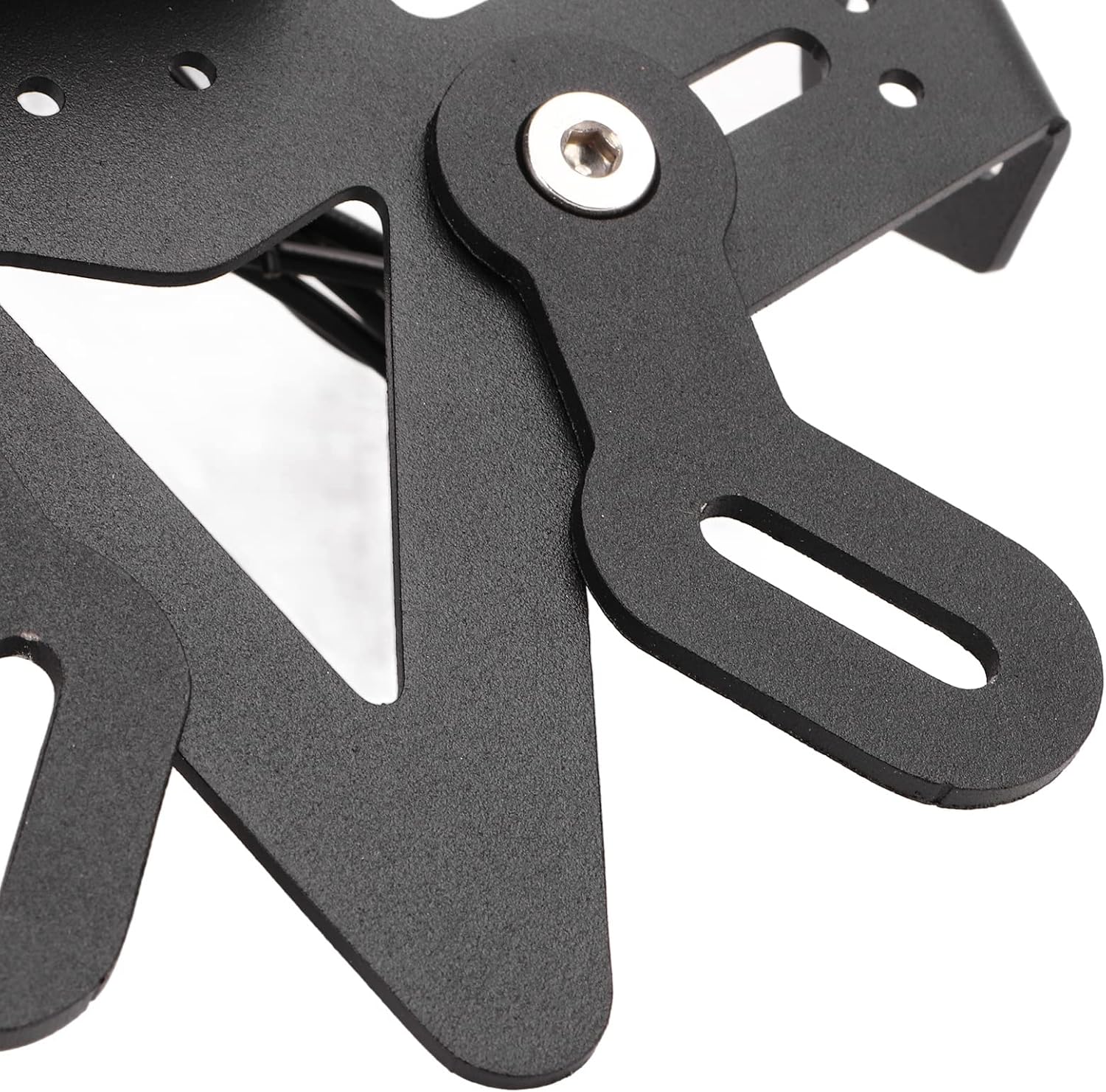 Yctze Soporte de placa trasera de motocicleta con ensamblajes de luz trasera powersports Soporte de placa de matrícula de motocicleta Ho